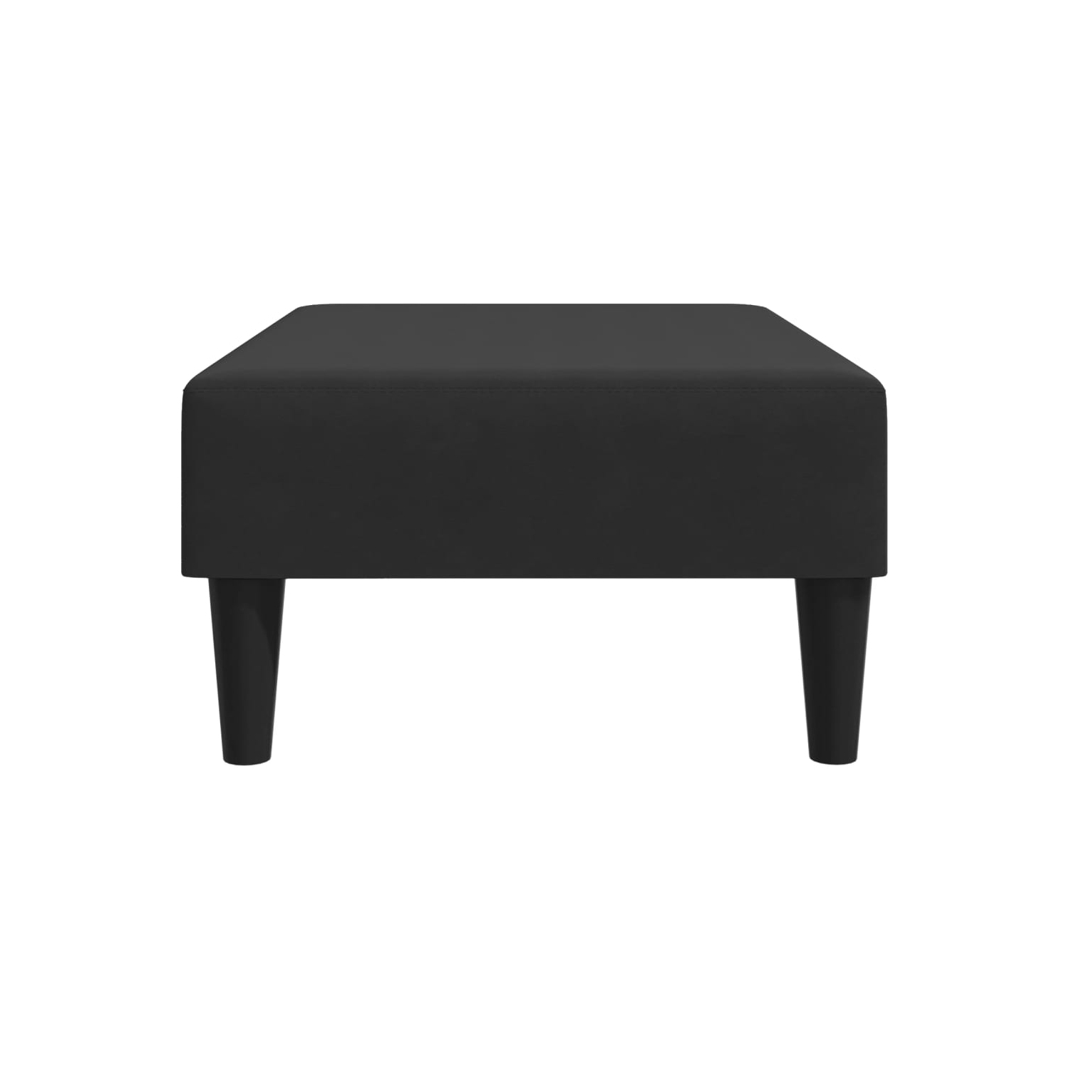 vidaXL Footstool Black 77x55x31 cm Velvet