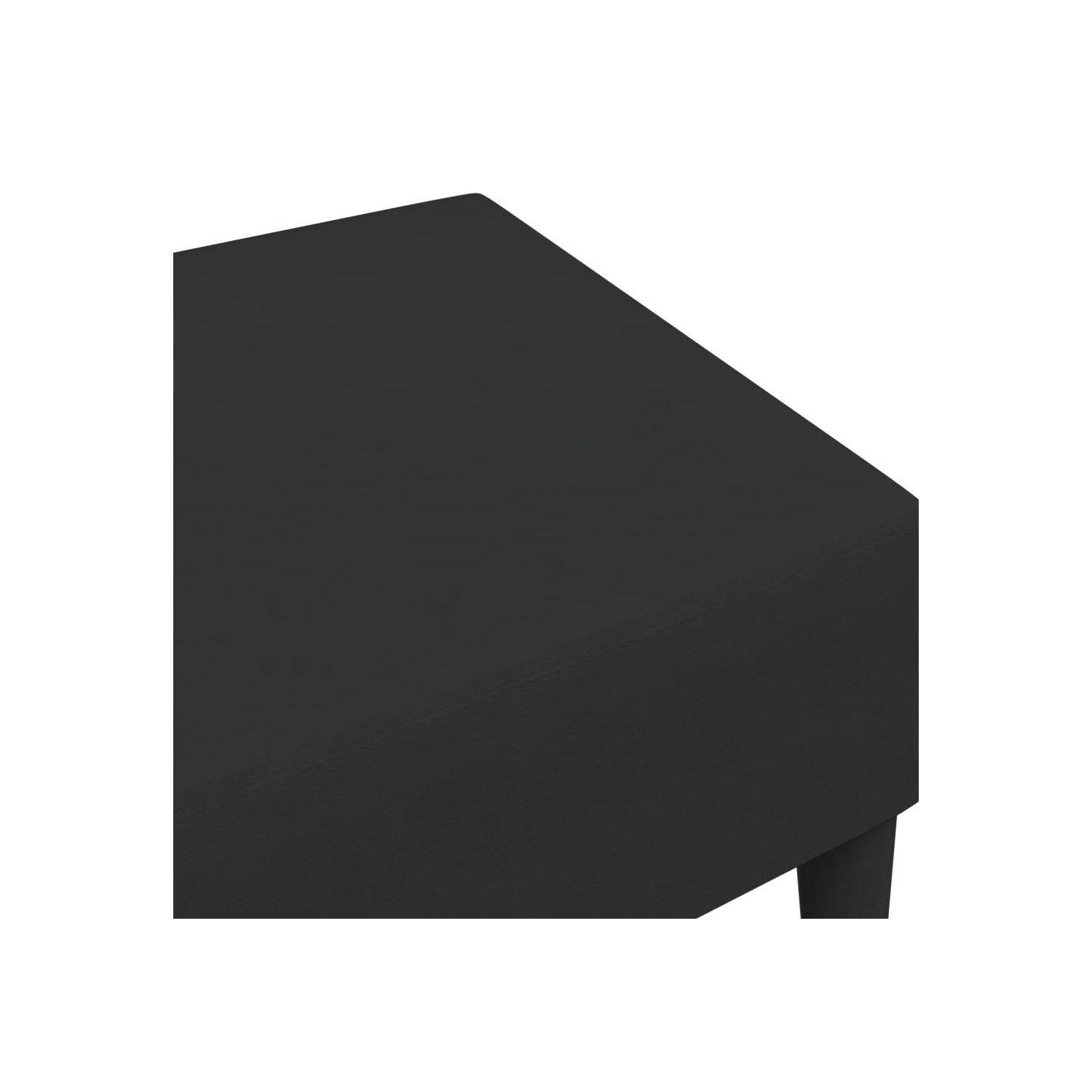 vidaXL Footstool Black 77x55x31 cm Velvet