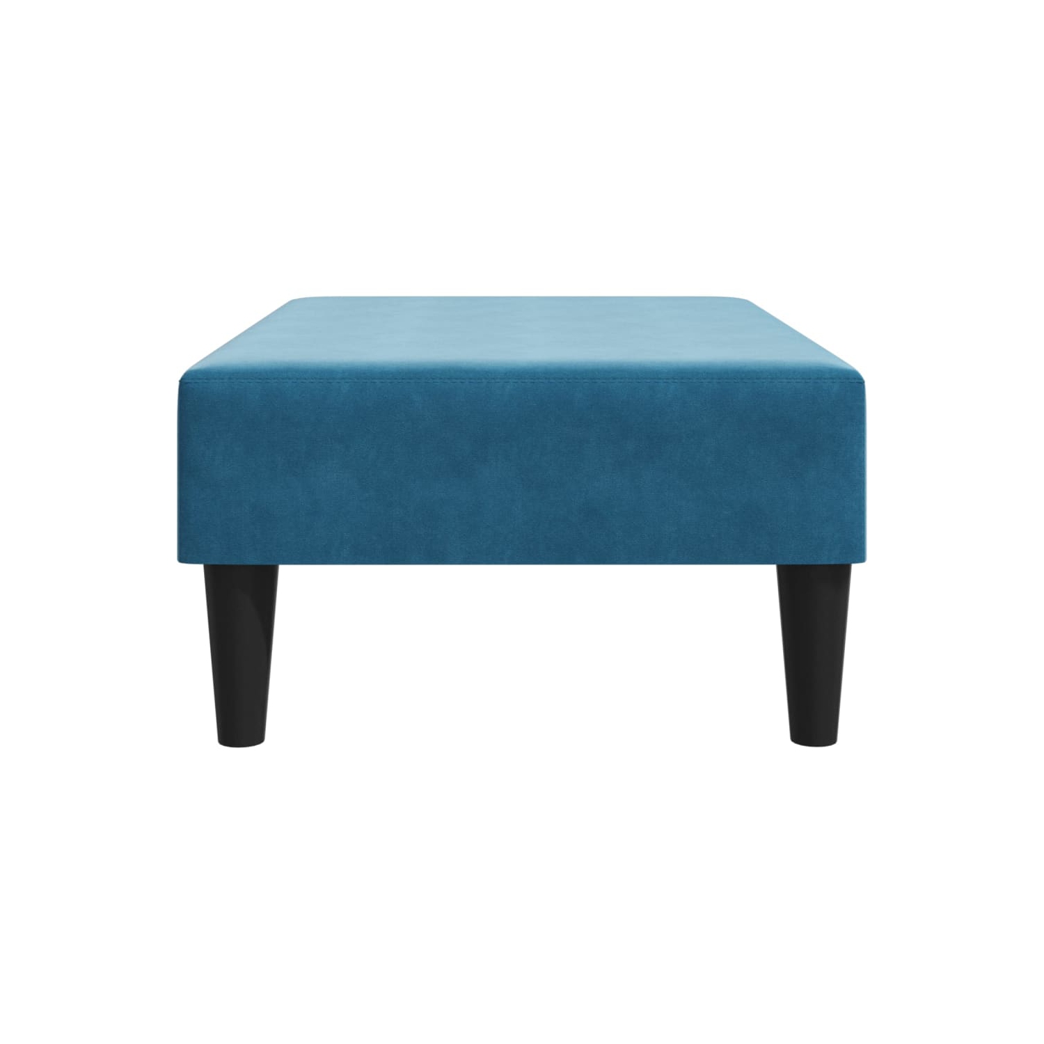 vidaXL Footstool Blue 77x55x31 cm Velvet