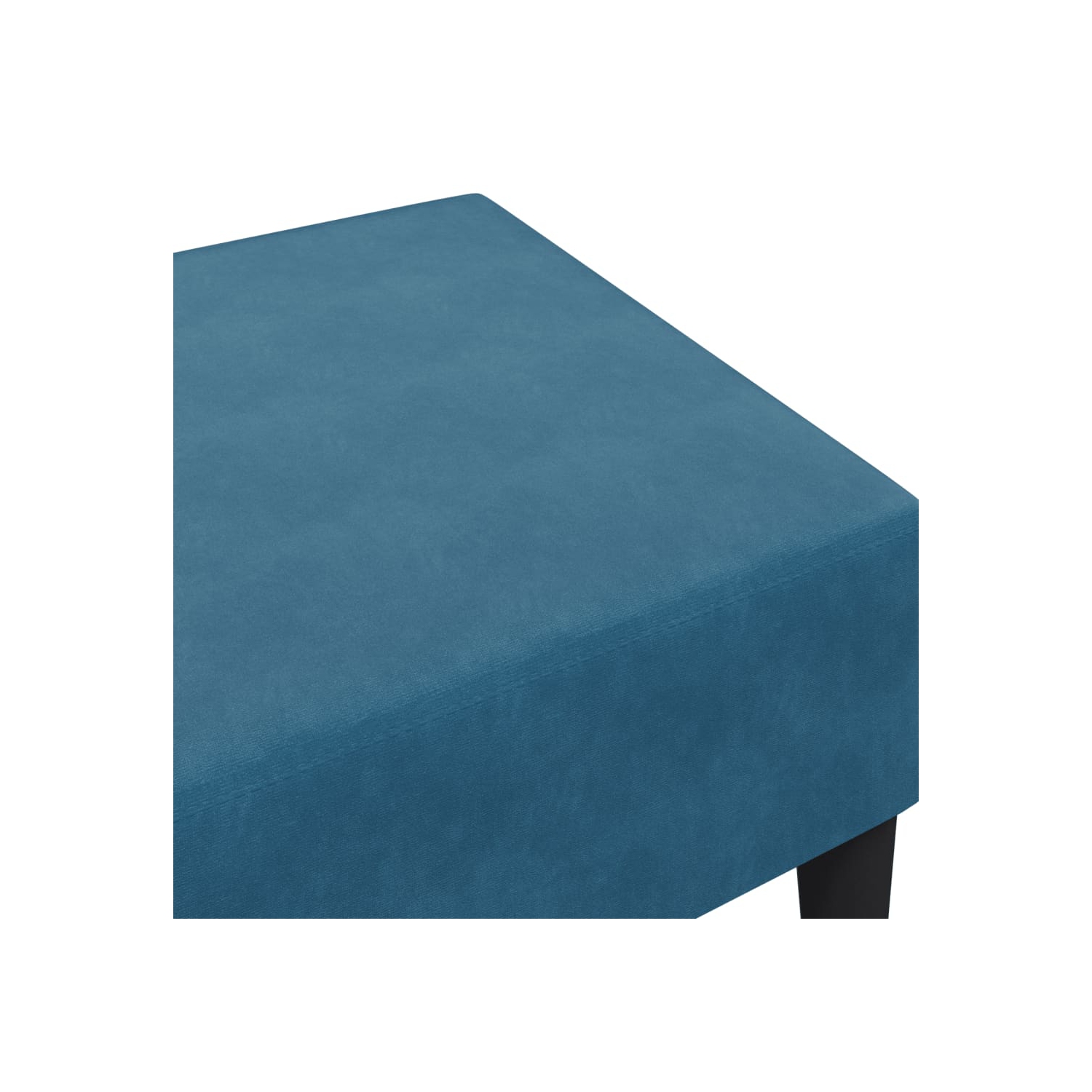 vidaXL Footstool Blue 77x55x31 cm Velvet