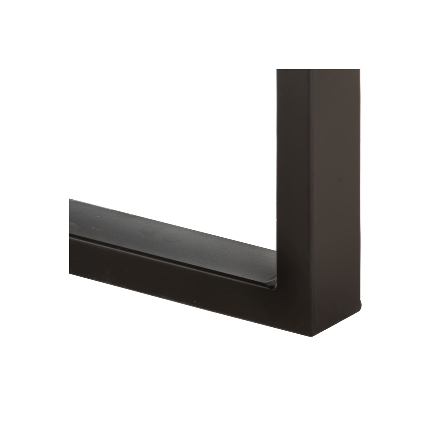 Banc de rangement en bois de manguier massif et en acier 110 cm de vidaXL