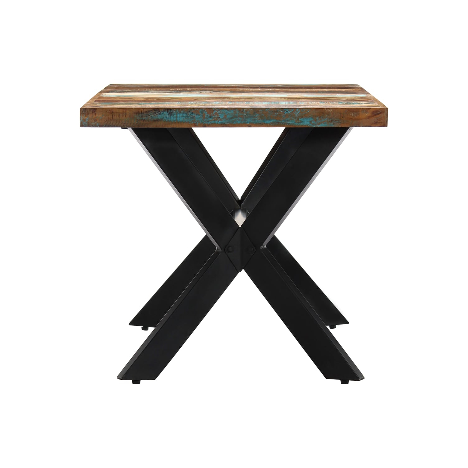 vidaXL Dining Table 55.1"x27.6"x29.5" Solid Reclaimed Wood