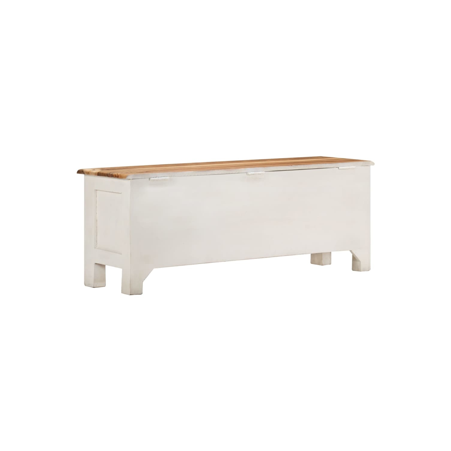 Boîte de rangement vidaXL 110 x 30 x 30 40&nbsp;cm en bois d'acacia massif