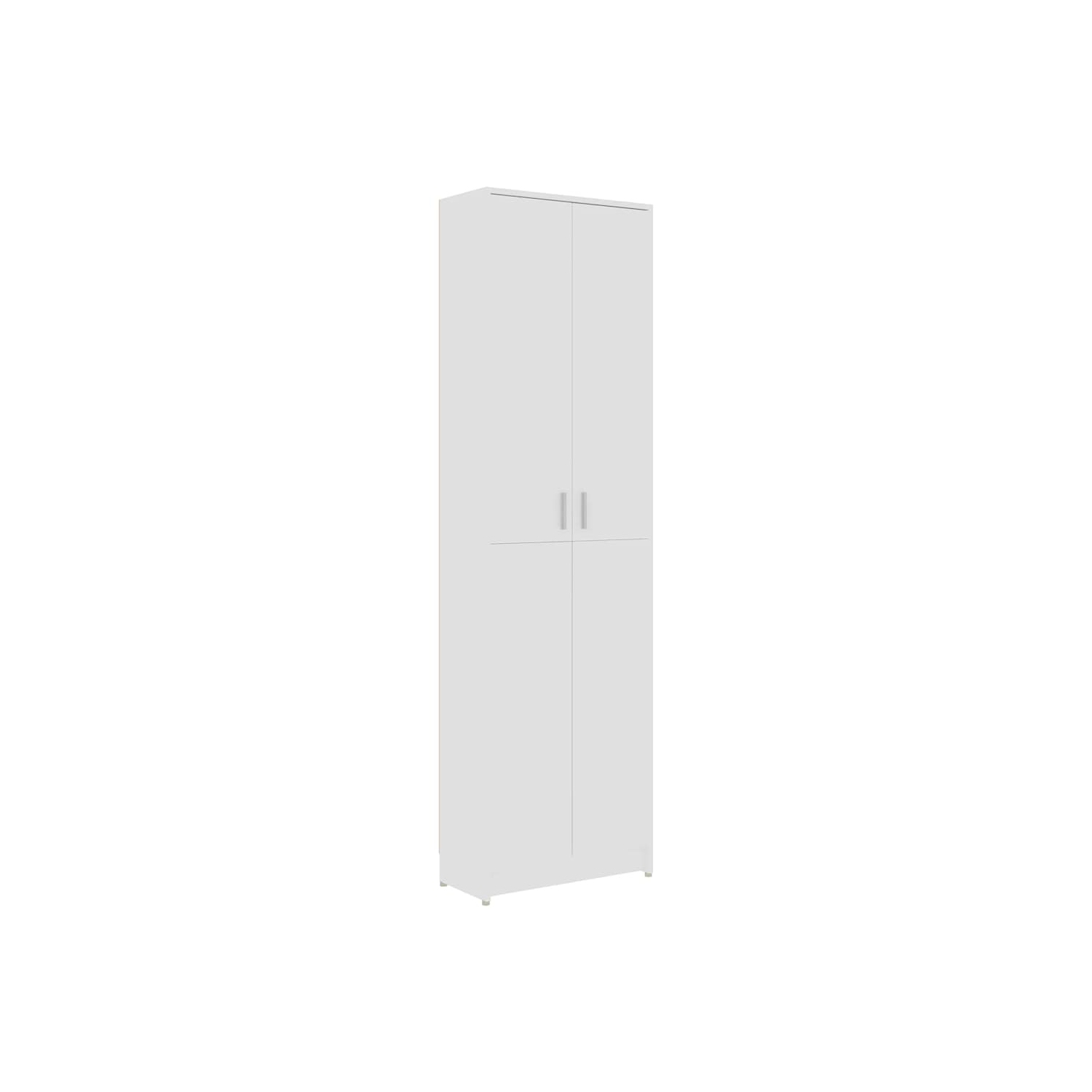 Garde-robe à Hallway pour le vestibule, blanc, 55 x 25 x 189&nbsp;cm, bois d'ingénierie