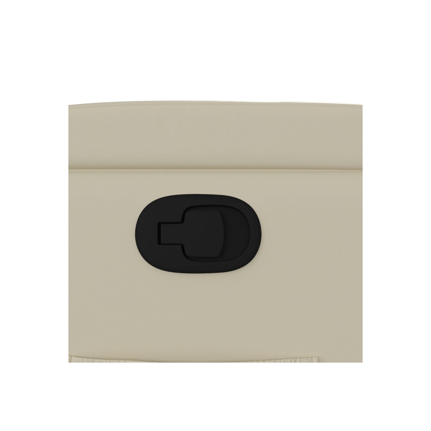 vidaXL Recliner Chair Cream Faux Leather