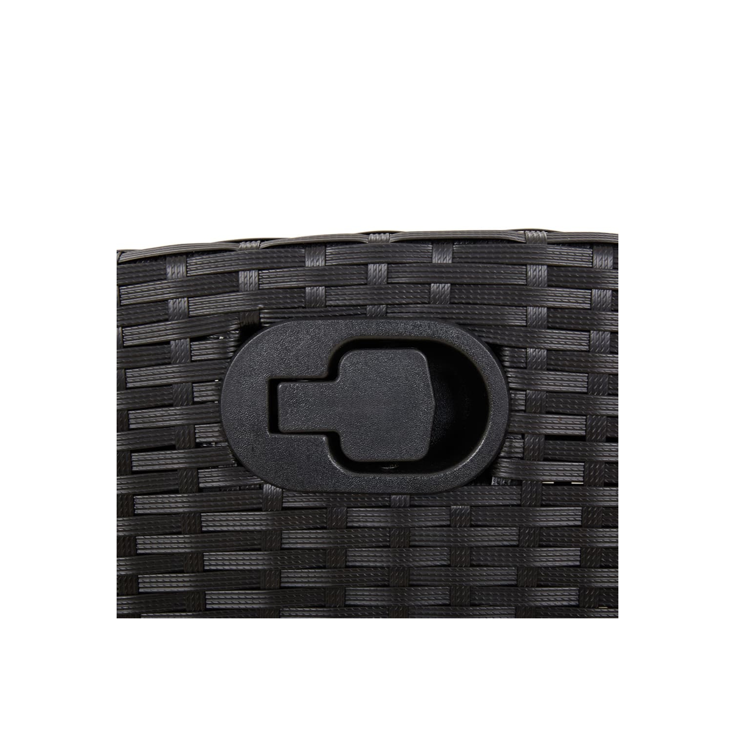 vidaXL 3 Piece Bistro Set with Cushions Black Poly Rattan