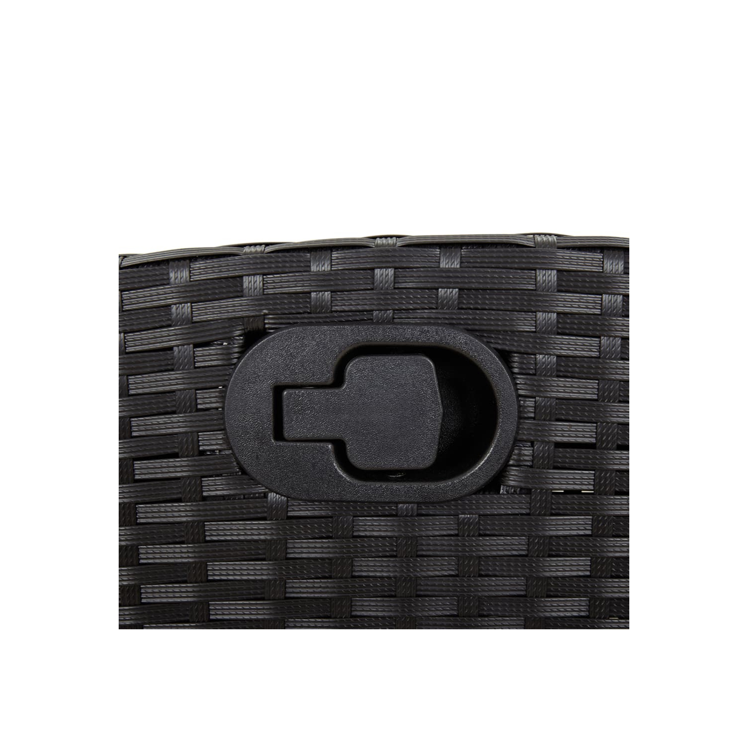 vidaXL 3 Piece Bistro Set with Cushions Black Poly Rattan