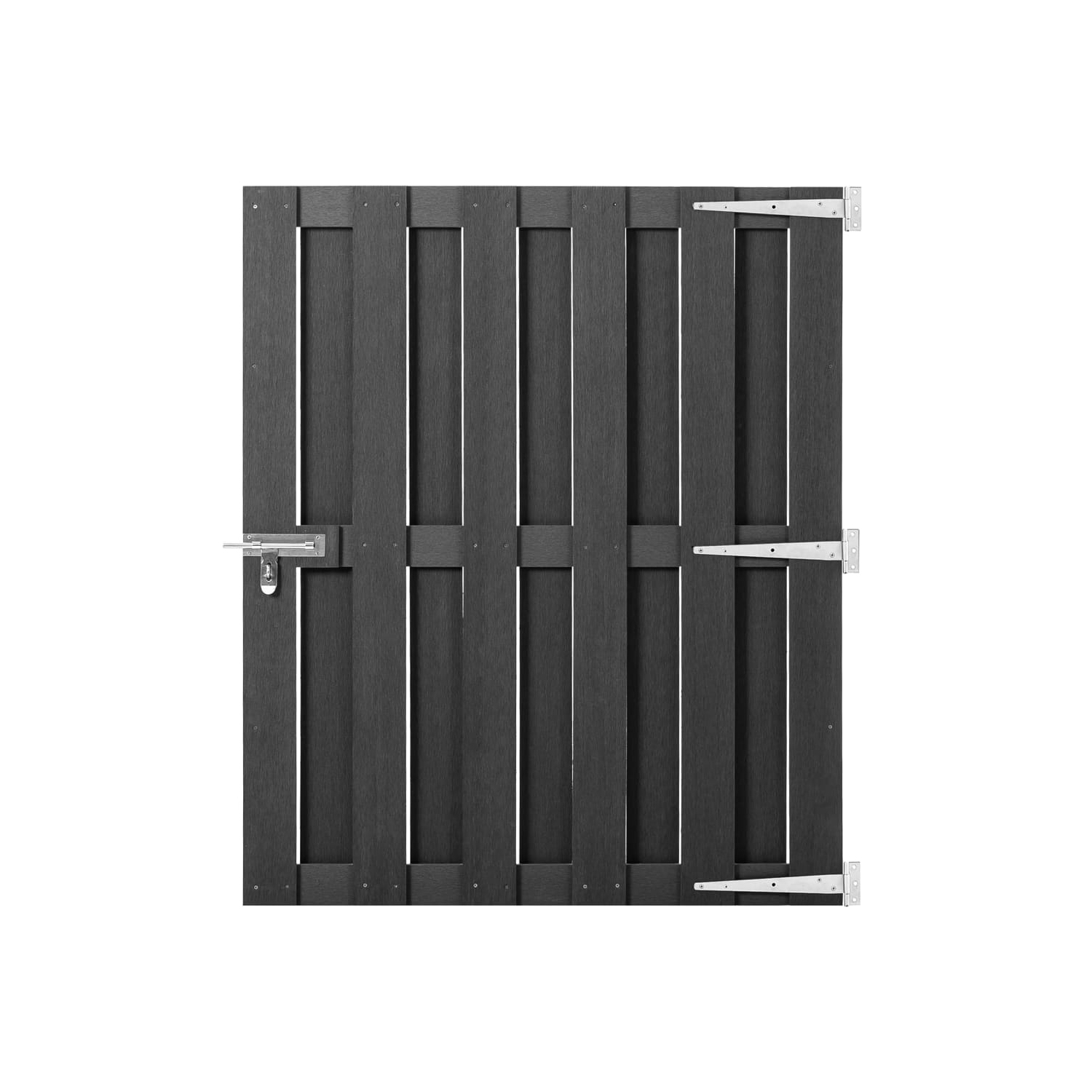 vidaXL Garden Gate WPC 100x112 cm Grey