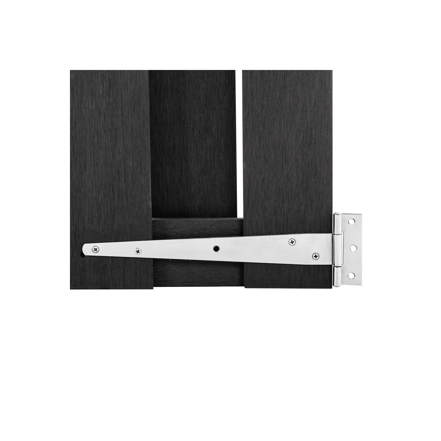 vidaXL Garden Gate WPC 100x112 cm Grey