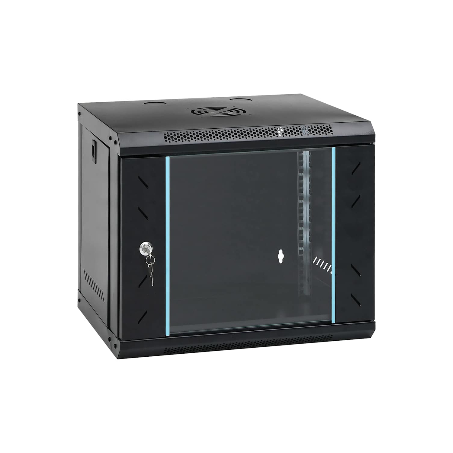 Armoire murale pour réseau 9U de 19 po IP20 53x40 x 45&nbsp;cm de vidaXL