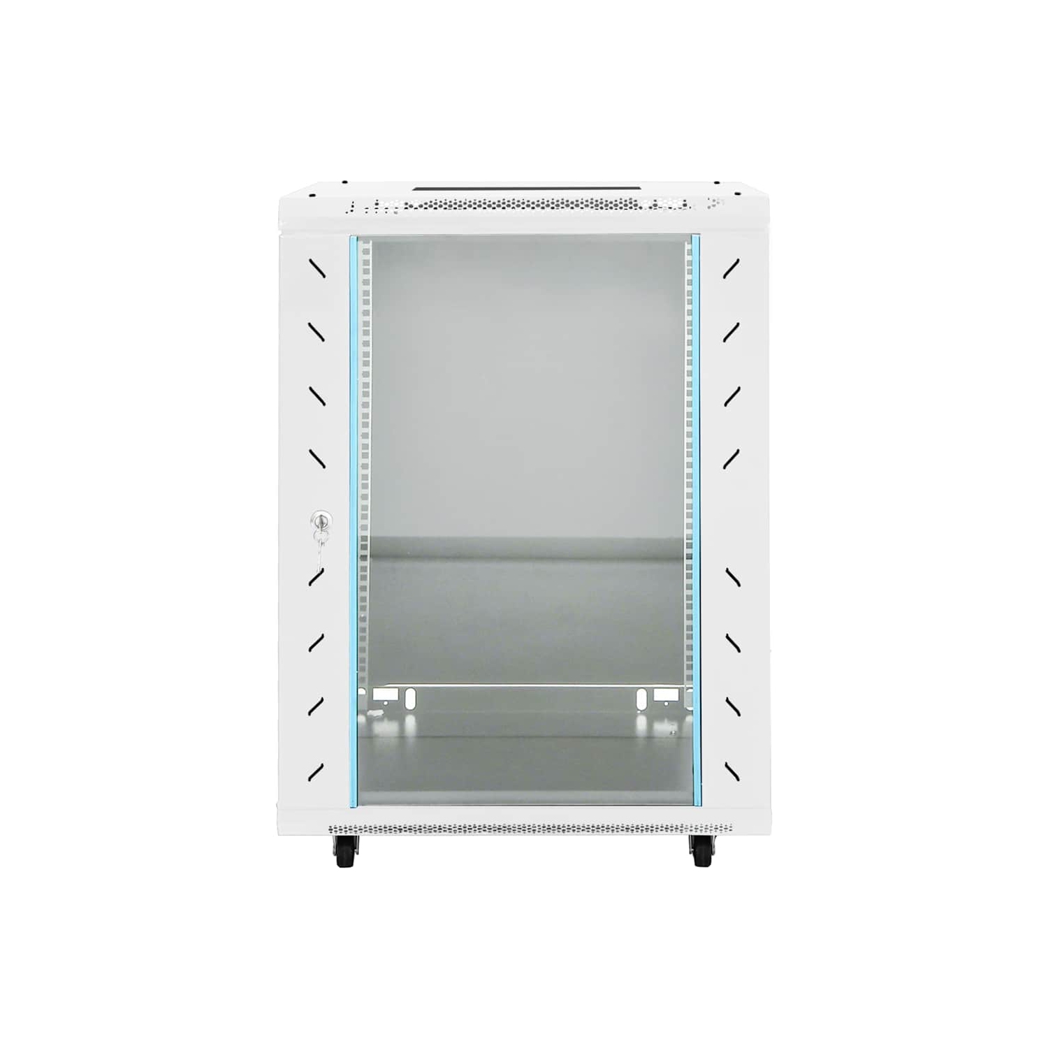 Armoire réseau vidaXL 15U avec pieds pivotants IP20 60 x 45 x 86 cm de 19 po