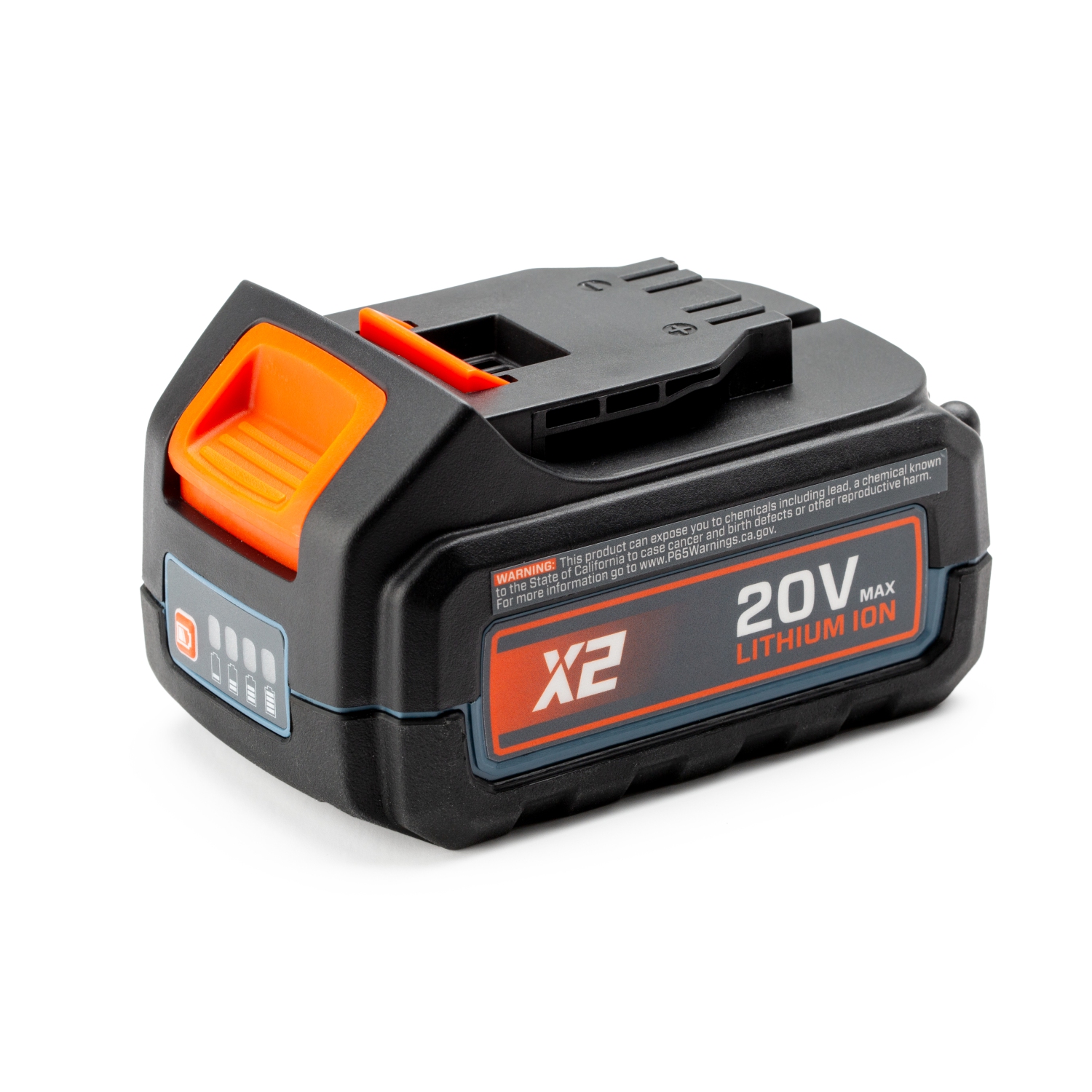 SENIX X2 20V Max* 5.0 Ah Lithium Ion Battery, Compatible with X2 Lawn and Garden and Cordless Power Tools