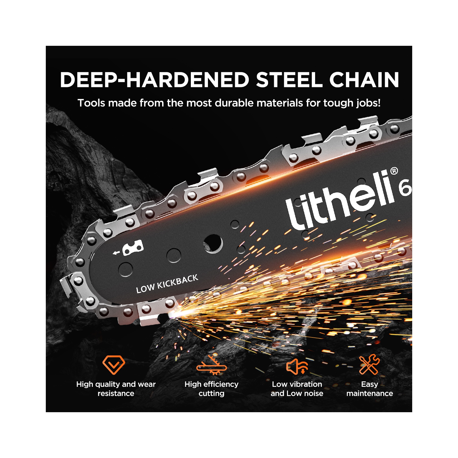 Litheli U20 Brushless Mini Chainsaw with DynaDrive Motor