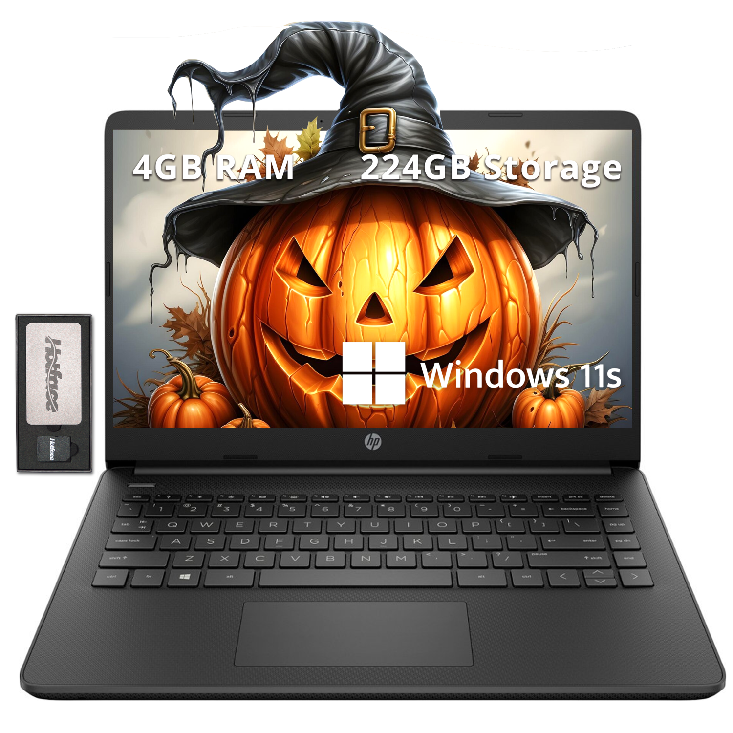 HP Premium Stream 14" HD BrightView Laptop, Intel Celeron N4020, 224GB Storage(64GB eMMC+160GB Docking Station Set), 4GB RAM, Intel UHD Graphics, 1