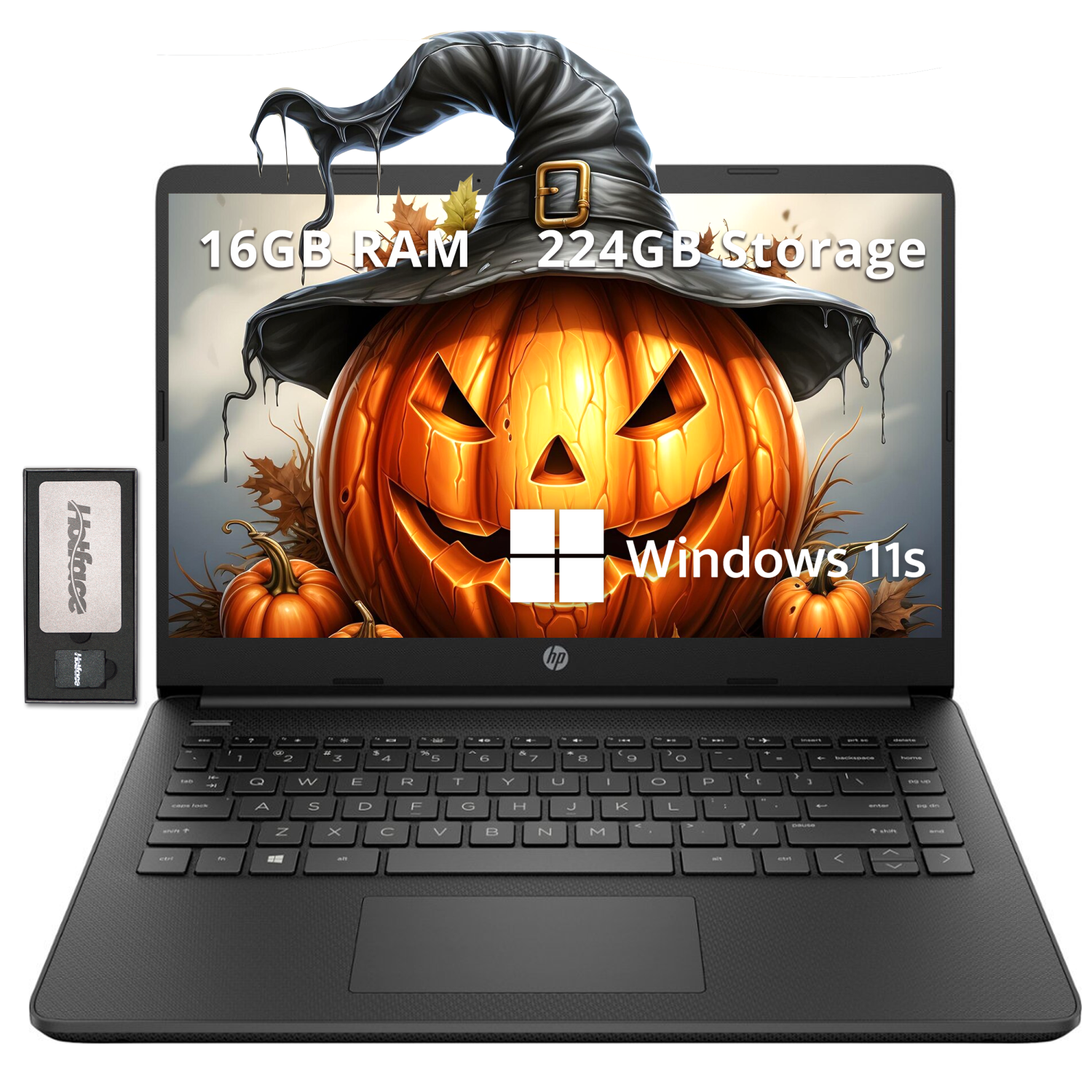 HP Premium Stream 14" HD BrightView Laptop, Intel Celeron N4020, 224GB Storage(64GB eMMC+160GB Docking Station Set), 16GB RAM, Intel UHD Graphics, 1