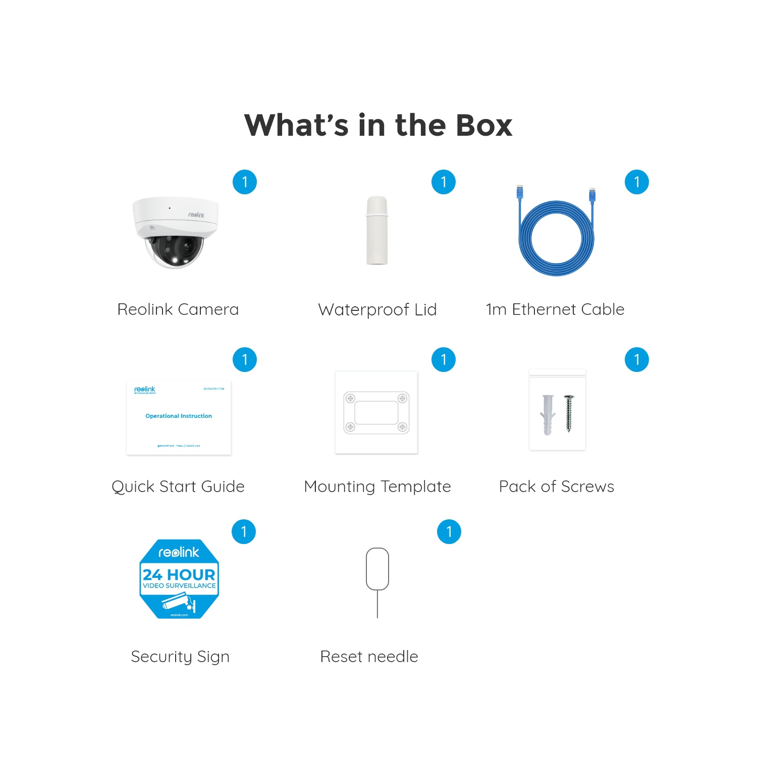 Reolink Smart 4K 8MP PoE Camera with IK10 Vandal-Proof Rating, 5X Optical Zoom, Color Night Vision, RLC-843A