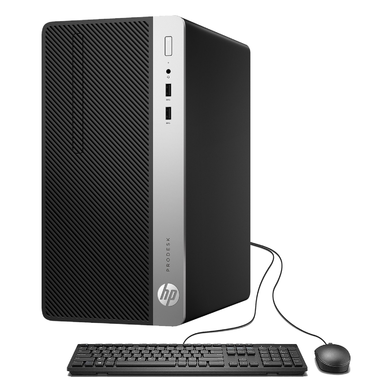 Refurbished (Good) - HP ProDesk 400 G4 Micro tower Business Desktop PC | Intel i5 Quad-Core 7th Gen CPU | 16GB DDR4 RAM | New 256GB SSD | Windows 10 Pro | FREE Keyboard Mouse