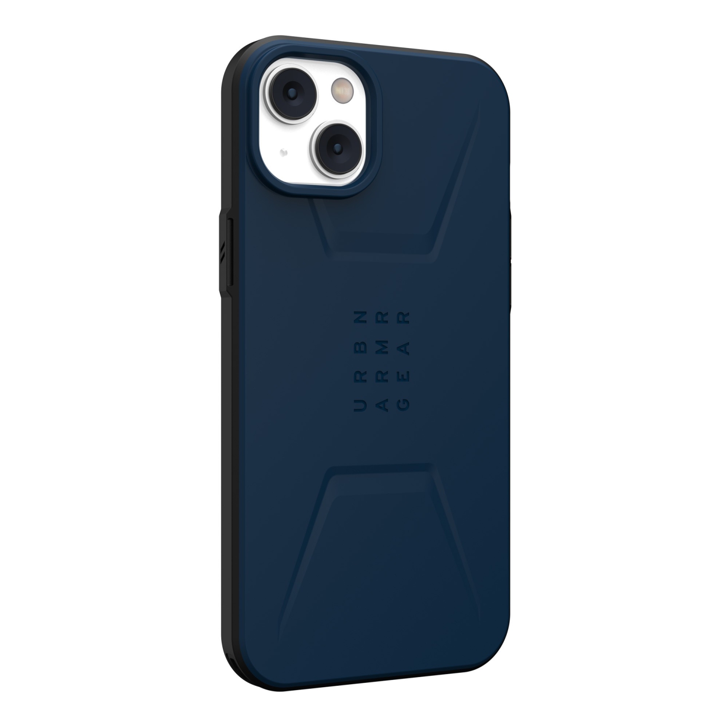 UAG Civilian iPhone : Étui rigide ajusté en plastique pour 15 plus, 14 plus – Bleu