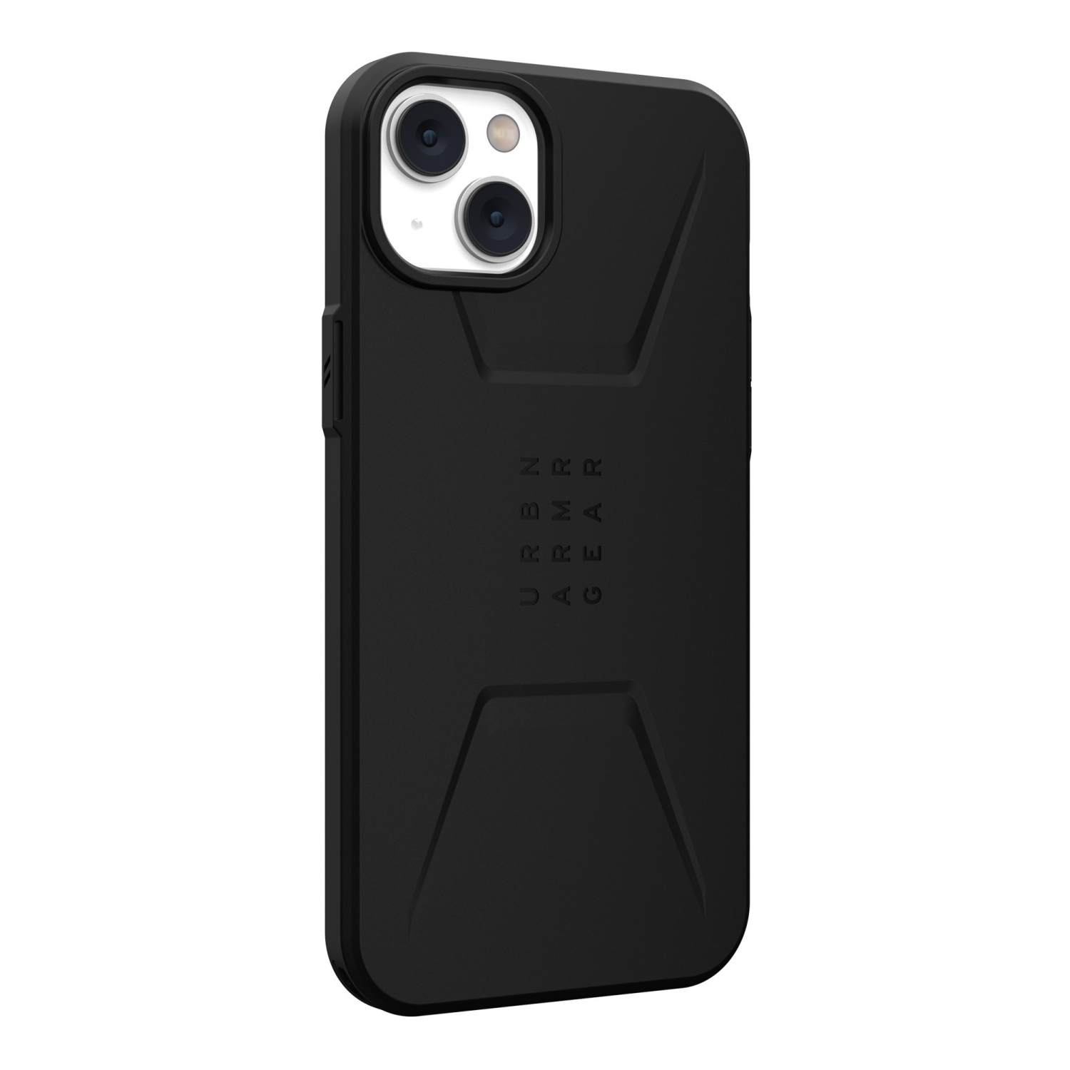 UAG Civilian iPhone : Étui rigide ajusté en plastique pour 15 plus, 14 plus – Noir