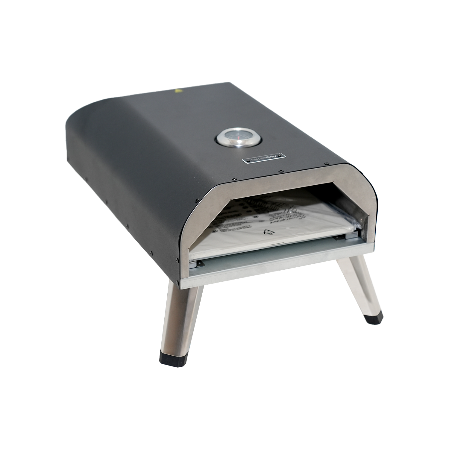 MotionGrey Gas Pizza Oven – Bar Outdoor Propane Pizza Oven - Portable Pizza Oven For 12 Inch Pizzas – Ideal for Any Outdoor Cooking Enthusiast