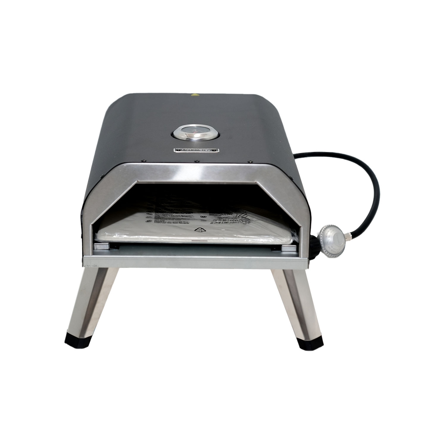MotionGrey Gas Pizza Oven – Bar Outdoor Propane Pizza Oven - Portable Pizza Oven For 12 Inch Pizzas – Ideal for Any Outdoor Cooking Enthusiast