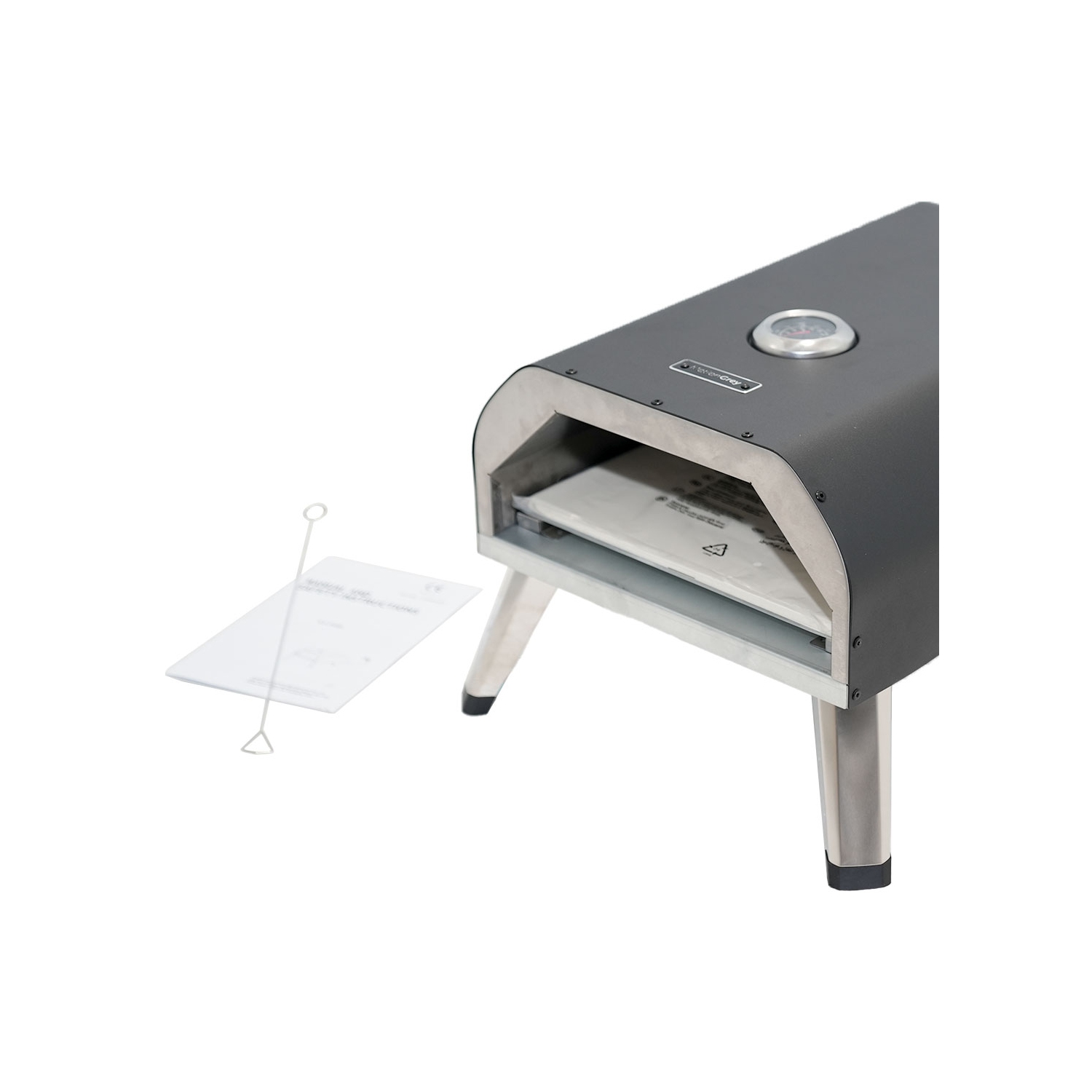 MotionGrey Gas Pizza Oven – Bar Outdoor Propane Pizza Oven - Portable Pizza Oven For 12 Inch Pizzas – Ideal for Any Outdoor Cooking Enthusiast