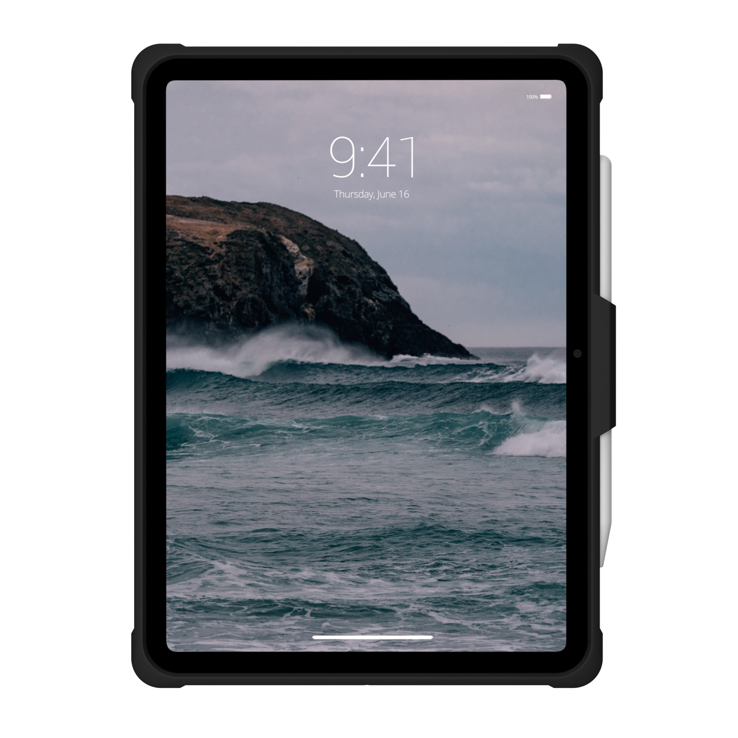 Étui rigide ajusté en plastique Metropolis d'UAG pour iPad 10,9 2022 – Noir