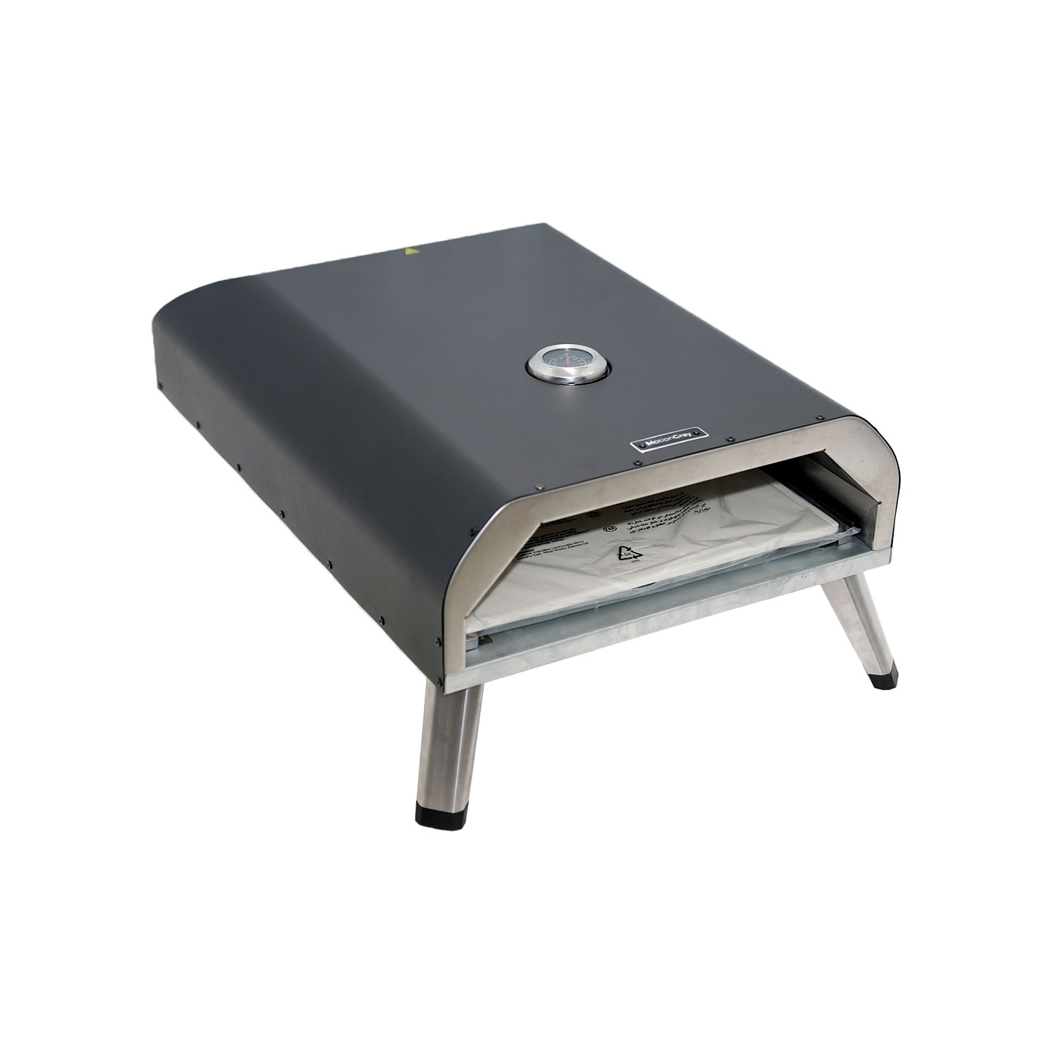 MotionGrey Gas Pizza Oven – Bar Outdoor Propane Pizza Oven - Portable Pizza Oven For 16 Inch Pizzas – Ideal for Any Outdoor Cooking Enthusiast