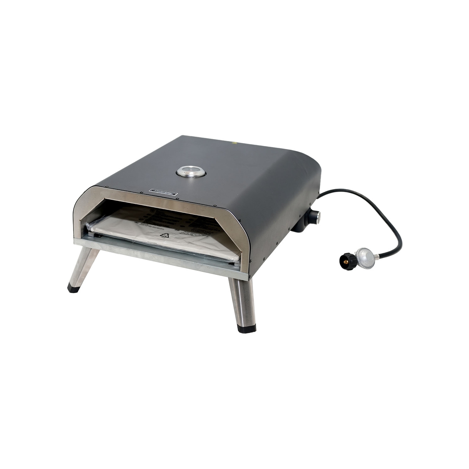 MotionGrey Gas Pizza Oven – Bar Outdoor Propane Pizza Oven - Portable Pizza Oven For 16 Inch Pizzas – Ideal for Any Outdoor Cooking Enthusiast