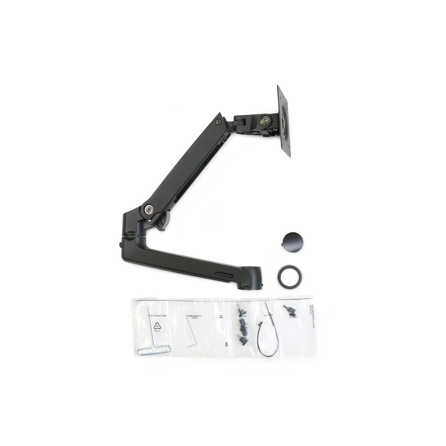 Ergotron LX Arm, Extension and Collar Kit - Matte Black - (98-130-224)