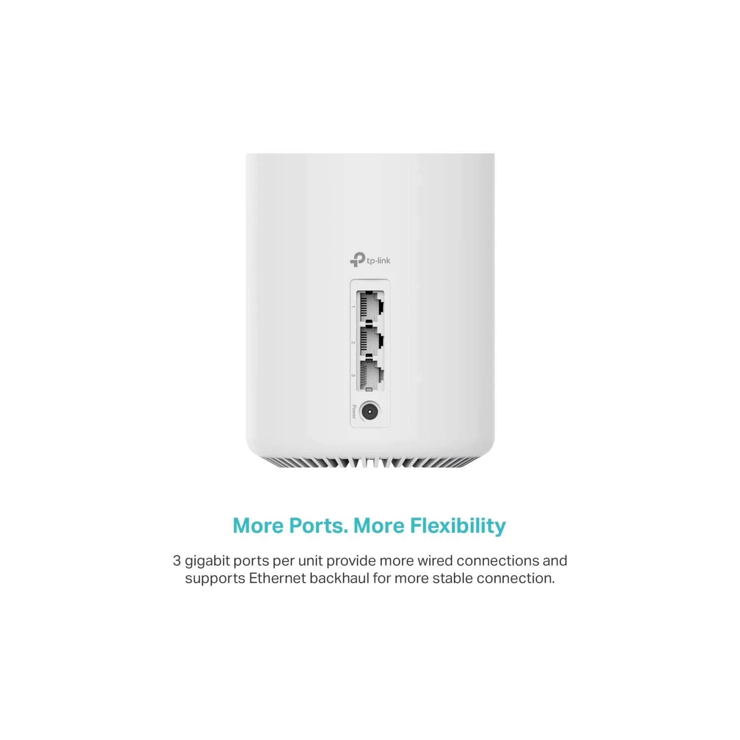 Deco AXE5400 Tri-Band WiFi 6E Mesh System - 3-Pack, Covers Up to 7,200 Sq.Ft, Replaces WiFi Router and Extender, AI-Driven Mesh with New 6GHz Band