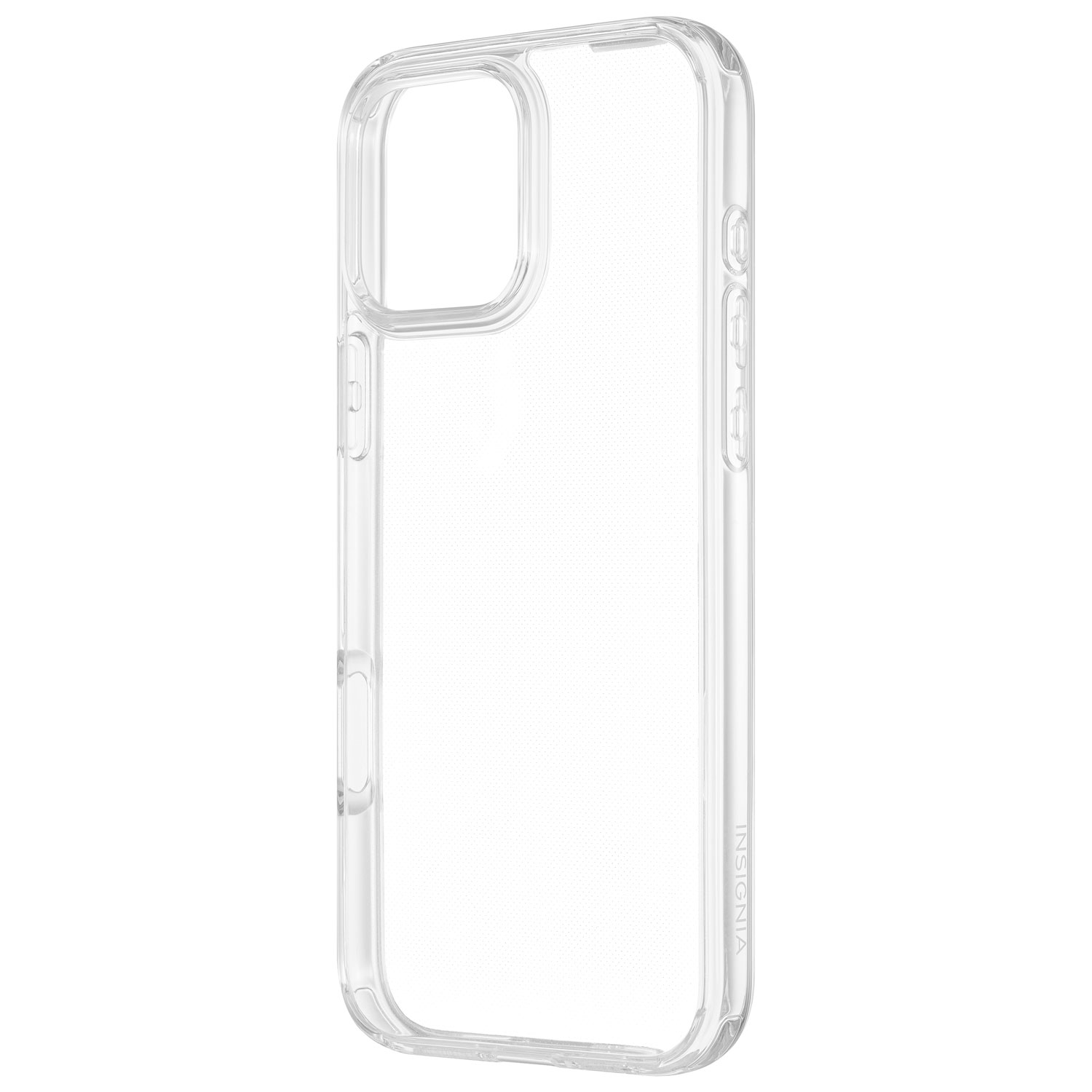 Étui rigide ajusté d'Insignia pour iPhone 16 Pro Max - Transparent - Exclusivité de Best Buy
