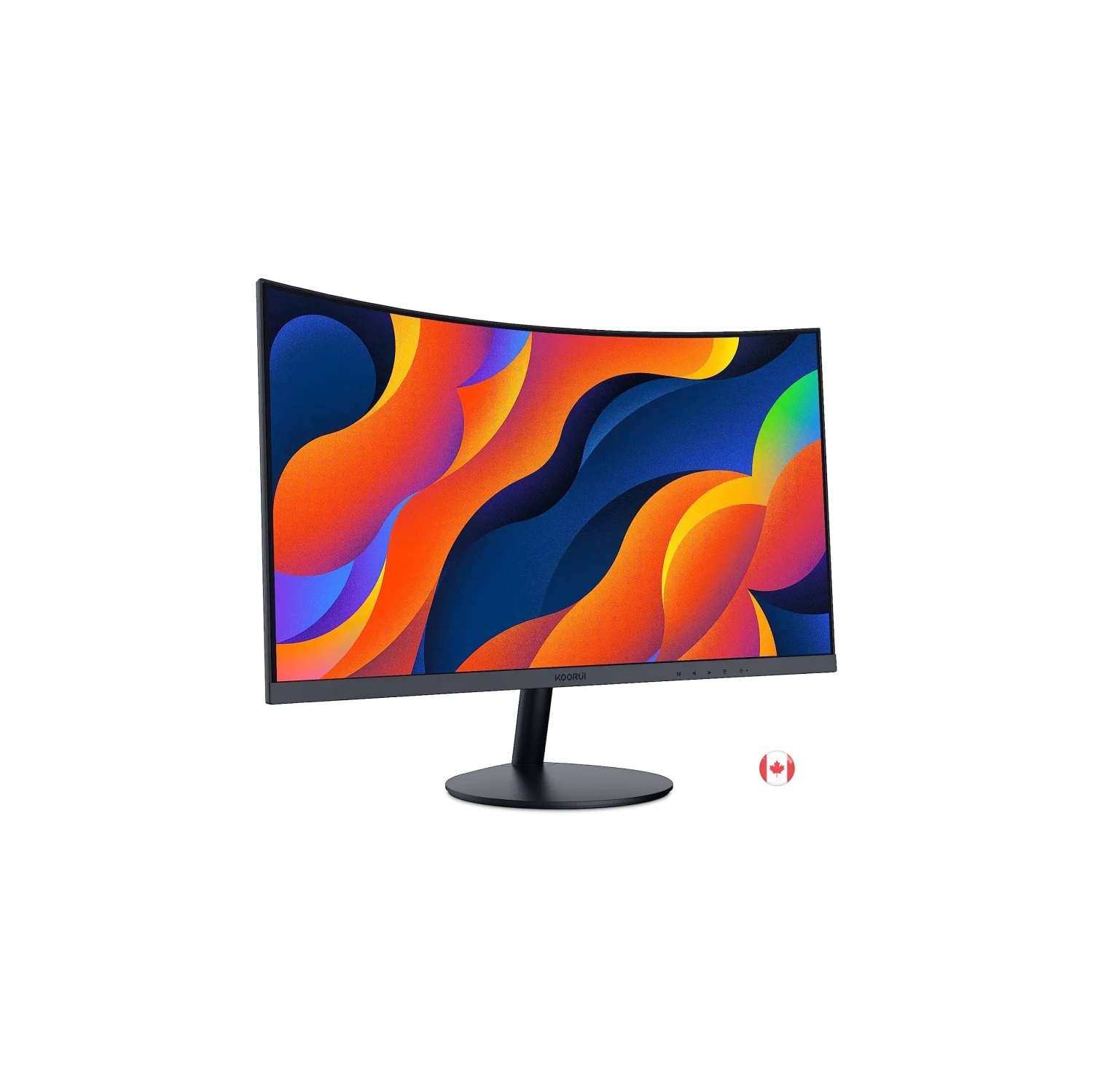 24-Inch Curved Gaming Monitor - Full HD 1080P 60Hz, 1800R LCD, HDMI VGA, Eye Care, Tilt Adjustment, Black