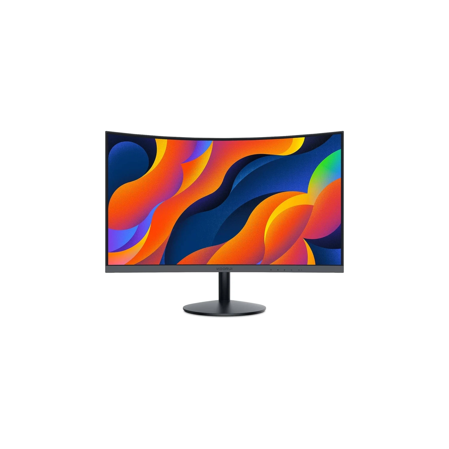 24-Inch Curved Gaming Monitor - Full HD 1080P 60Hz, 1800R LCD, HDMI VGA, Eye Care, Tilt Adjustment, Black