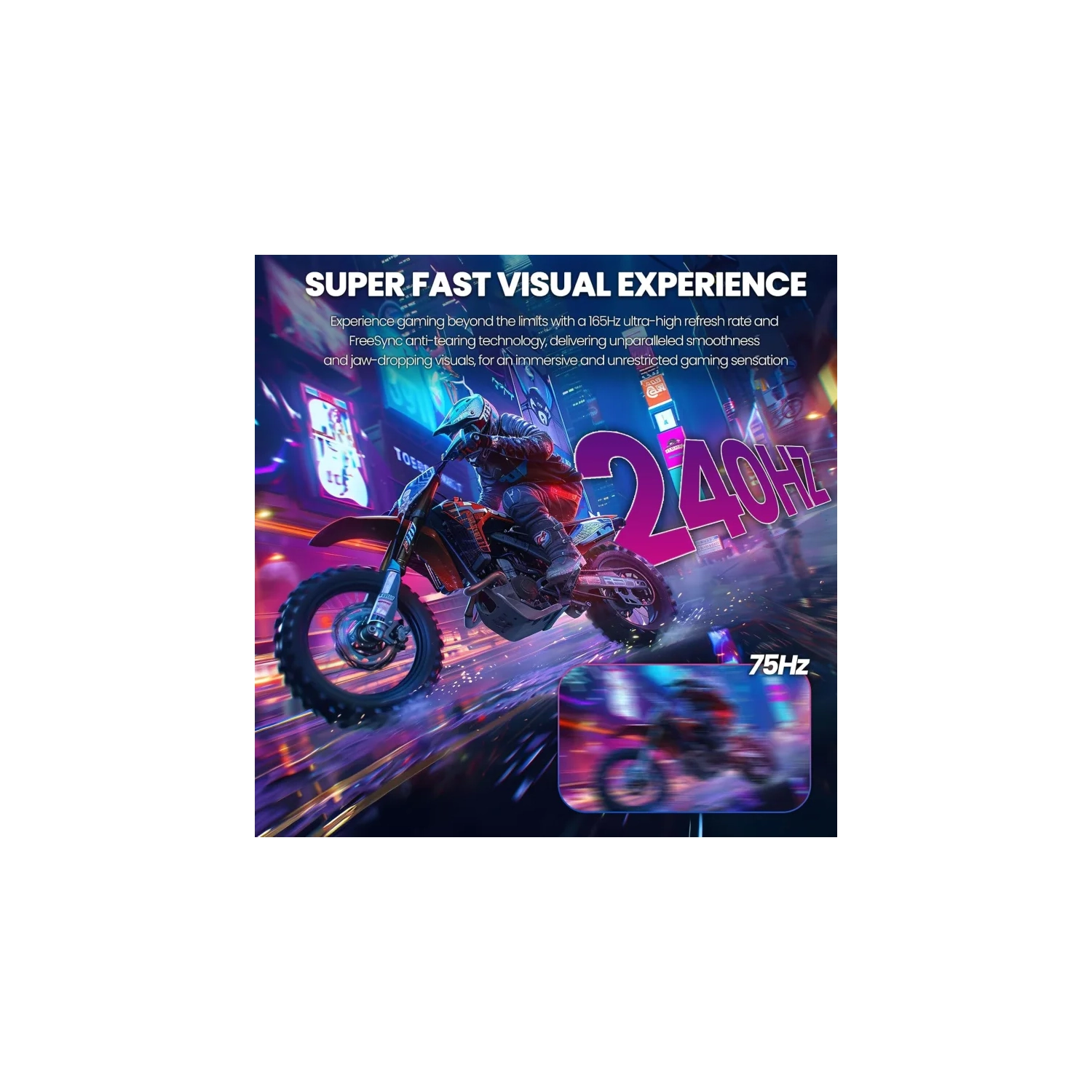 Moniteur de jeu incurvé 240&nbsp;Hz de 27 po, gris à gris 1&nbsp;ms, HD intégrale 1080P, sRVB 99 %, panneau va 1800R Freesync, ports HDMI/DP,