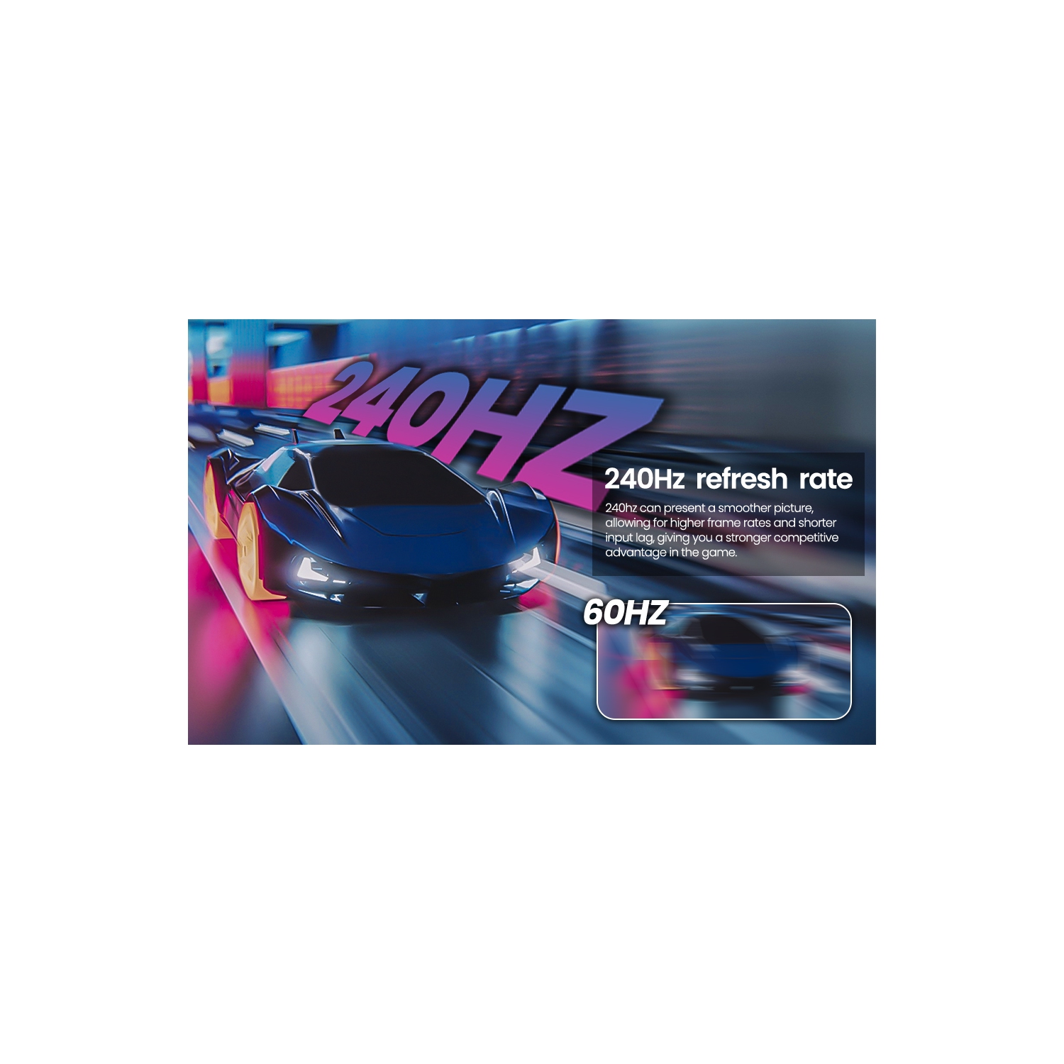 Moniteur de jeu incurvé 240&nbsp;Hz de 27 po, gris à gris 1&nbsp;ms, HD intégrale 1080P, sRVB 99 %, panneau va 1800R Freesync, ports HDMI/DP,