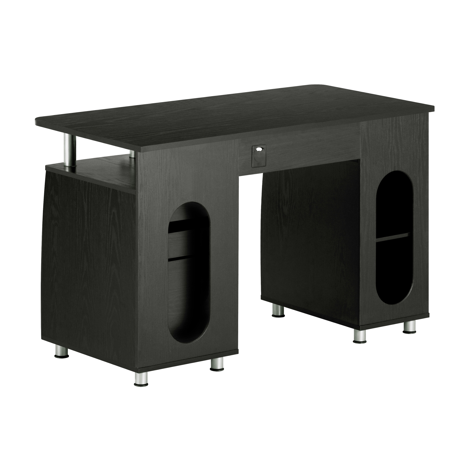 Techni Mobili Complete Workstation Computer Desk with Storage- Espresso