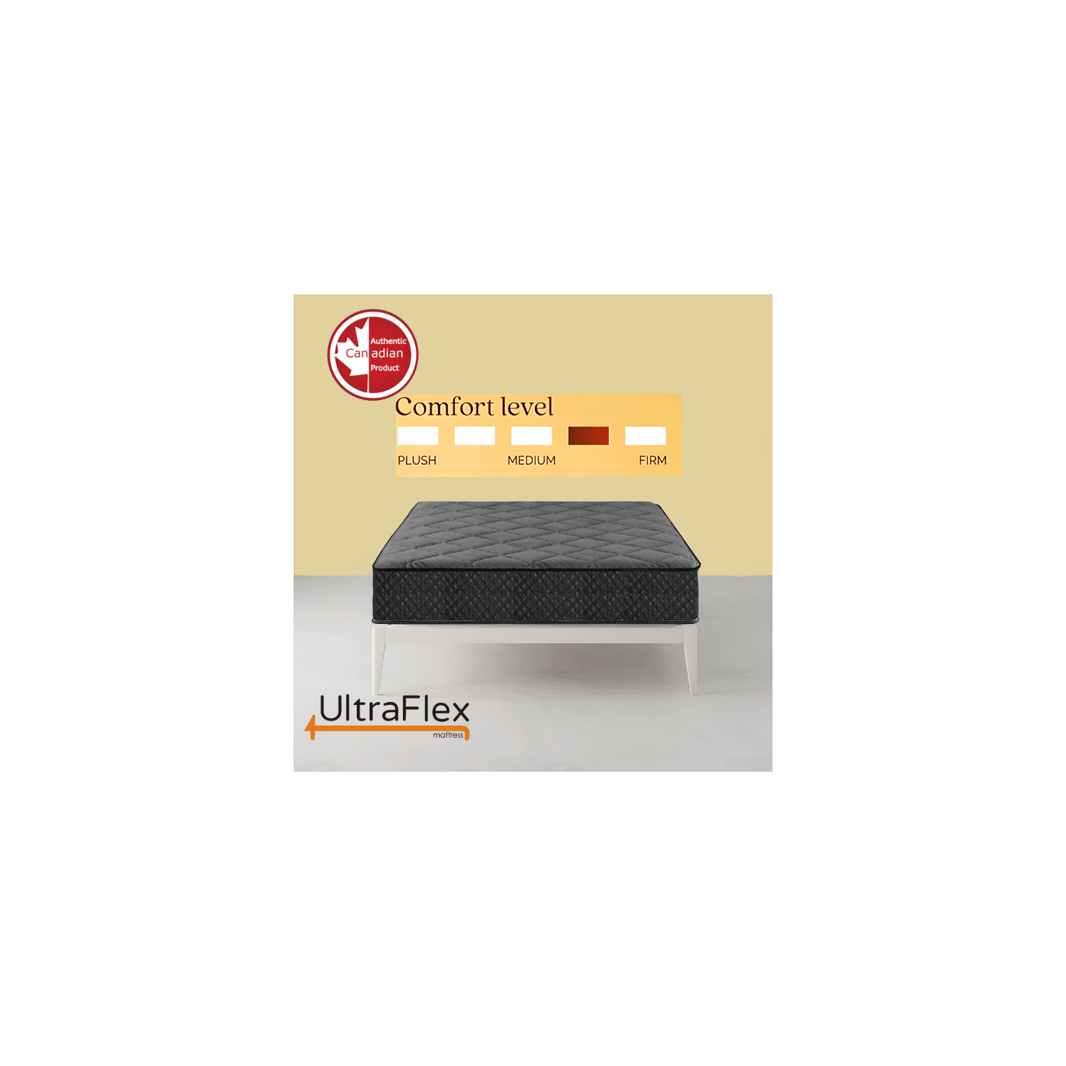 UltraFlex SleepScape Luxe Hybrid: Orthopedic Support, Eco-Friendly High-Performance Mattress with Posture Support and Hypoallergenic Design
