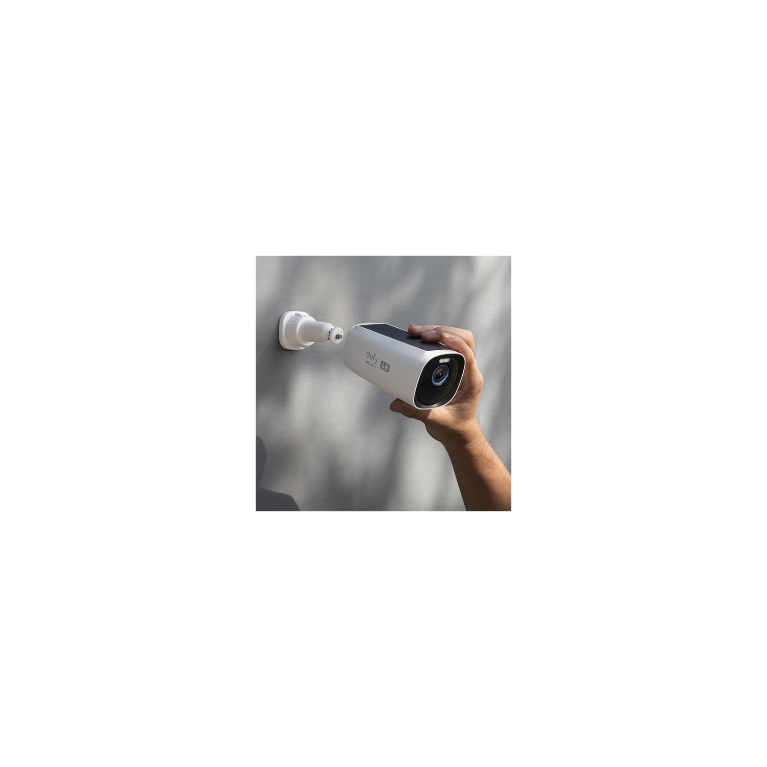 Open Box - eufy eufyCam 3 Wire-Free 4K Ultra HD Outdoor Security Camera with Solar Panel - 3 Pack