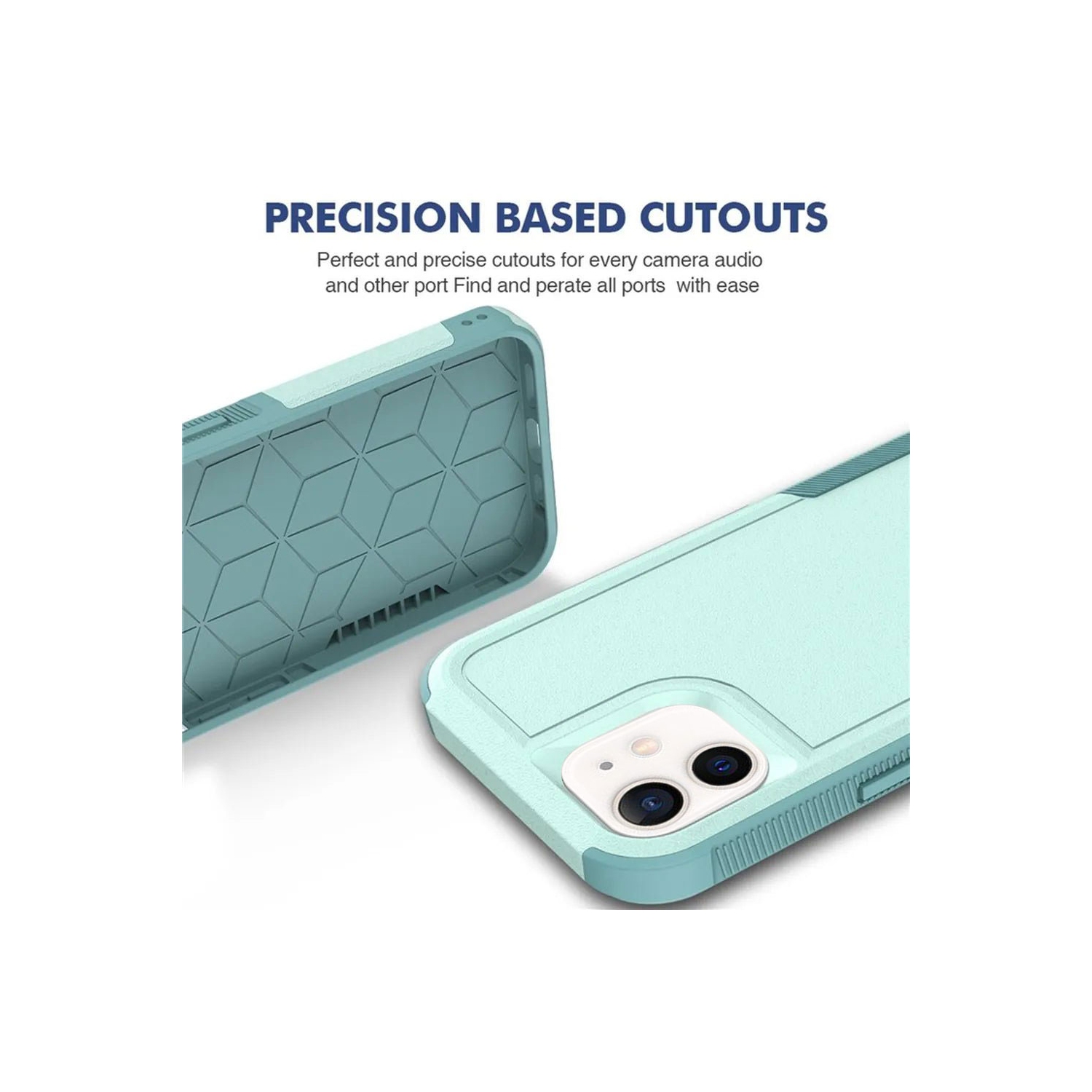 XCRS Apple iPhone 11 Case 6.1-inch 2019 Dual Layered Comm Rugged, Heavy Duty, Tuff Cover