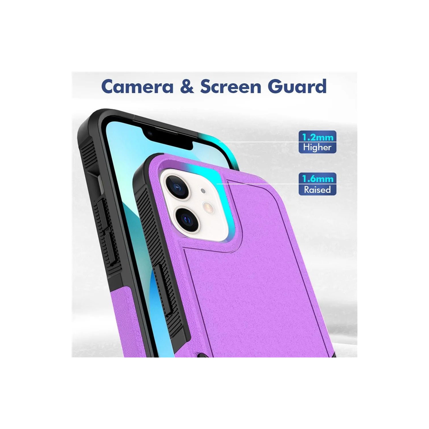 XCRS Apple iPhone 11 Case 6.1-inch 2019 Dual Layered Comm Rugged, Heavy Duty, Tuff Cover