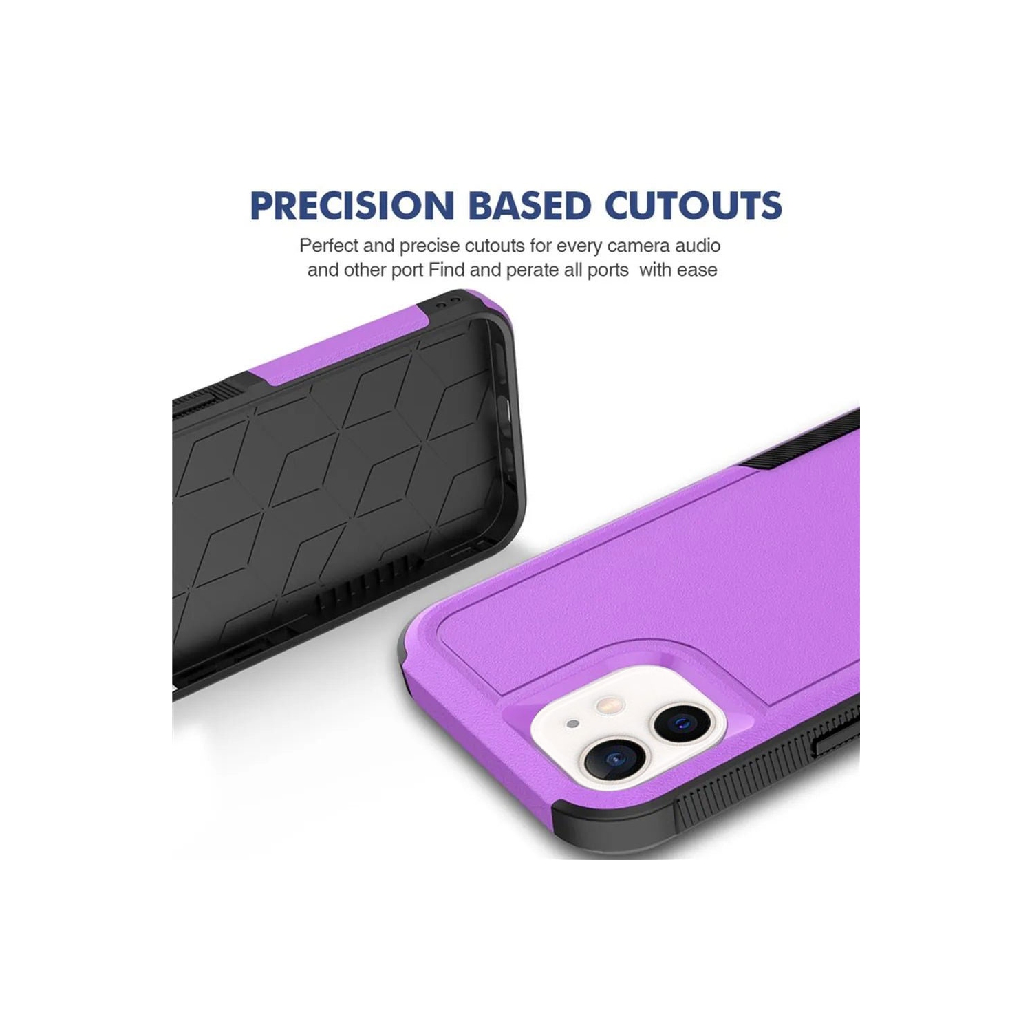 XCRS Apple iPhone 11 Case 6.1-inch 2019 Dual Layered Comm Rugged, Heavy Duty, Tuff Cover