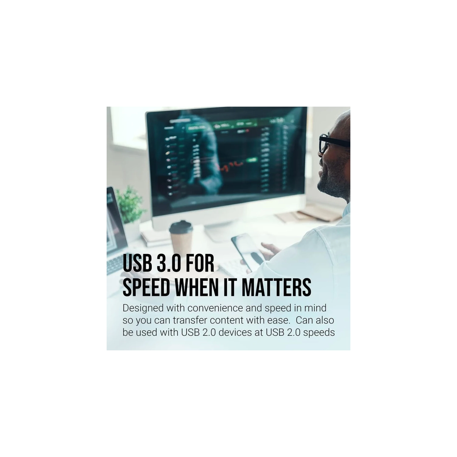 Clé USB 3,0 Turbo attaché de 3 Go de 64 Go - Paquet de 3 - Gris