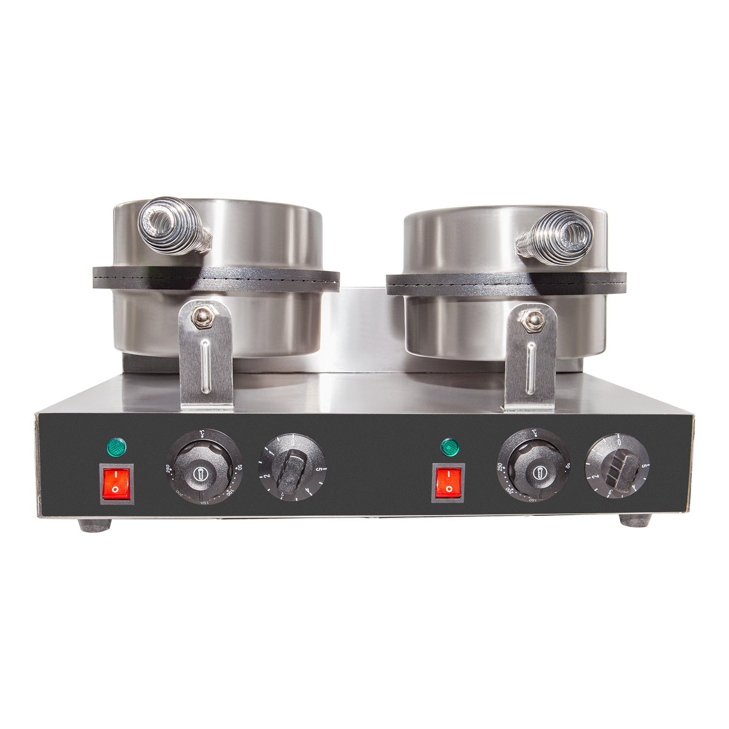 GR-XCXG2 Waffle Cone Maker | Commercial Double Ice Cream Waffle Cone Maker | Stainless Steel | Nonstick | 110V