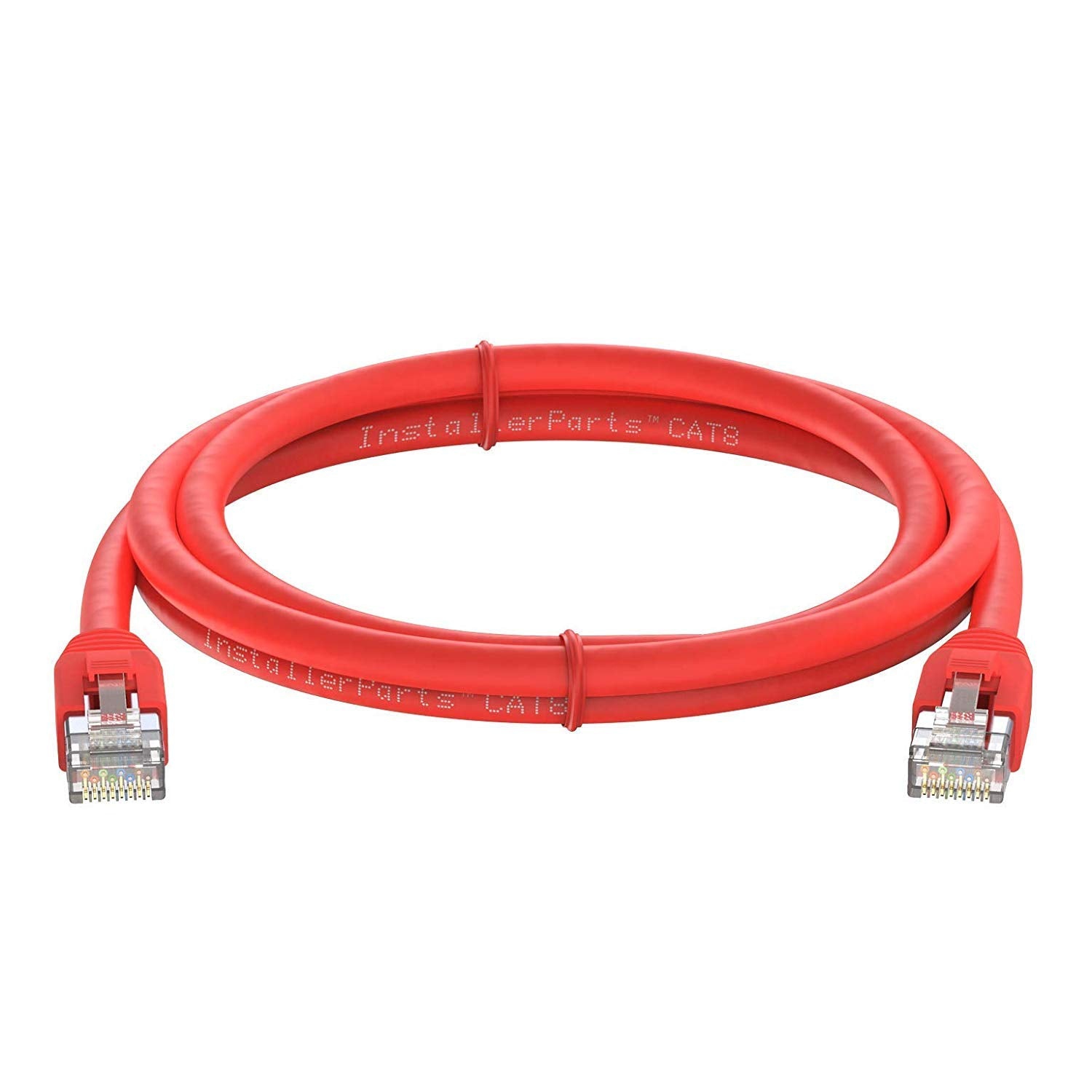 Ethernet Cable CAT8 Cable 5 FT - Red - Professional Series - 40Gigabit/Sec Network/High Speed Internet