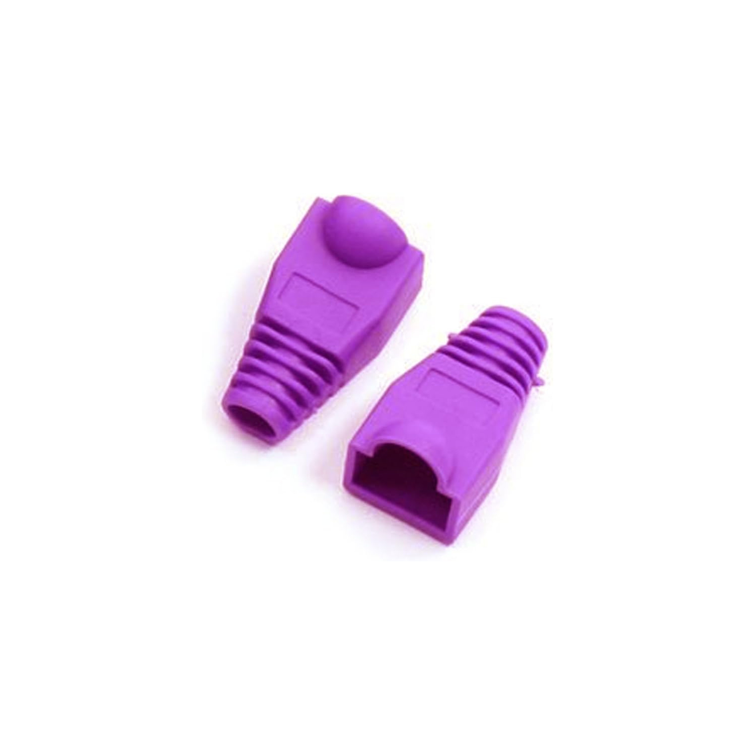 Soft Plastic Ethernet RJ45 Cable Connector Boots Cover Strain Relief Boots CAT5 CAT5E CAT6 CAT6E 100PCS by