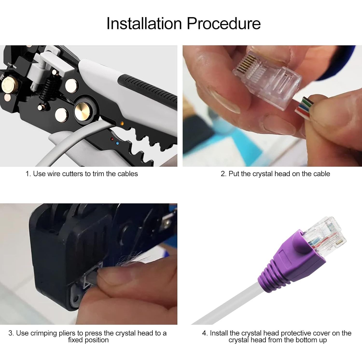 Soft Plastic Ethernet RJ45 Cable Connector Boots Cover Strain Relief Boots CAT5 CAT5E CAT6 CAT6E 100PCS by