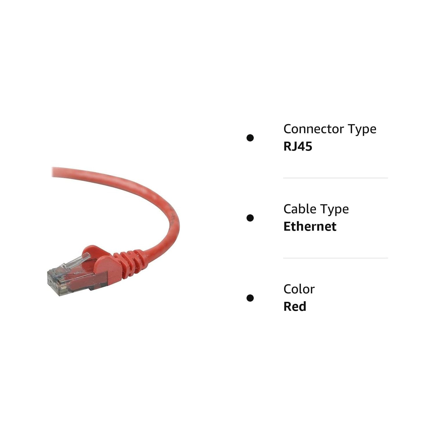 Câble de raccordement Cat6, RJ45&nbsp;M/m, 7 m, rouge, sans crochet, sac et étiquette