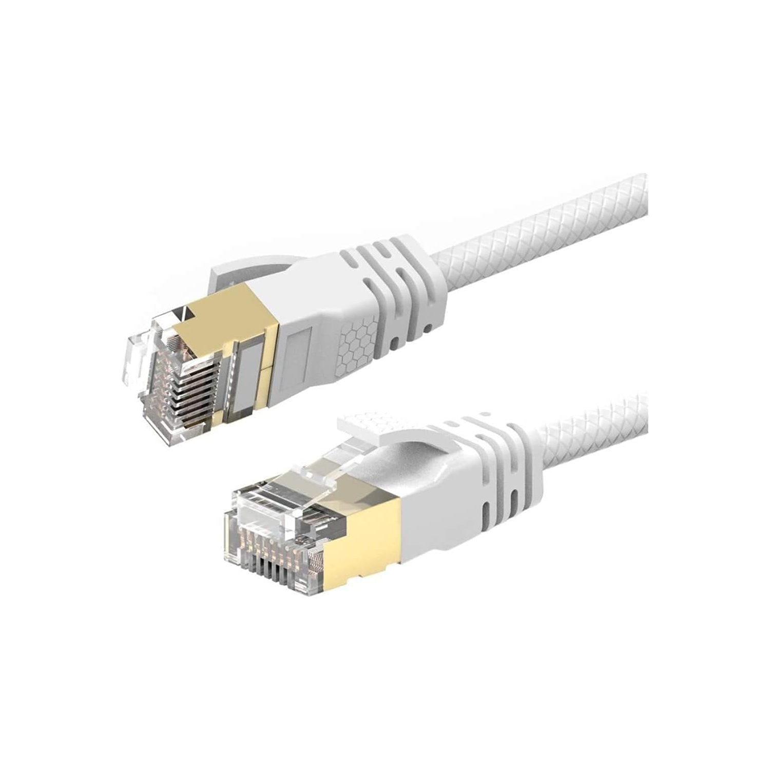 11.4ft - 3.5m Cat 7A Ultra Slim - Ethernet Gigabit LAN Cable - Speed Up to 40Gbs-1000MHz Compatible with Cat5