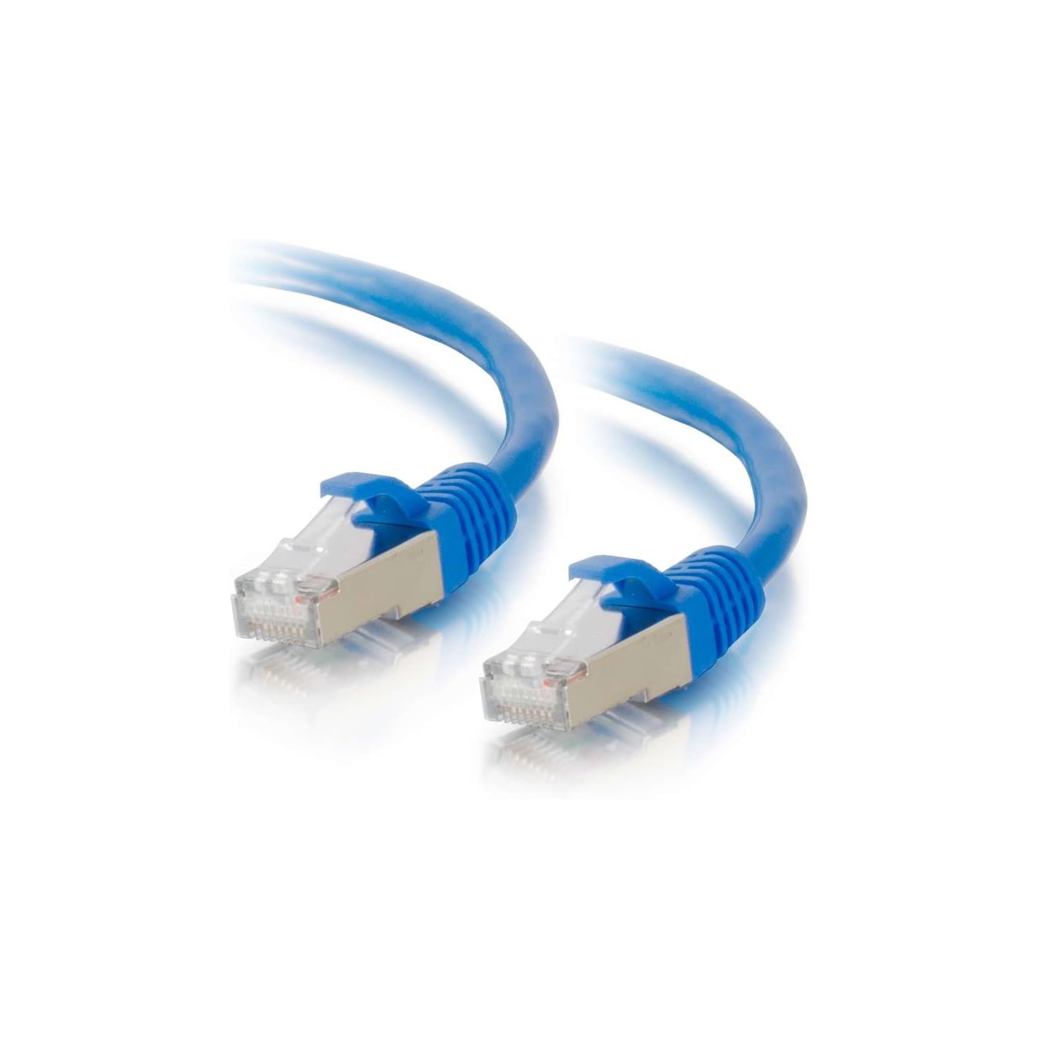 00677 Cat6a Cable - Snagless Shielded Ethernet Network Patch Cable, Blue